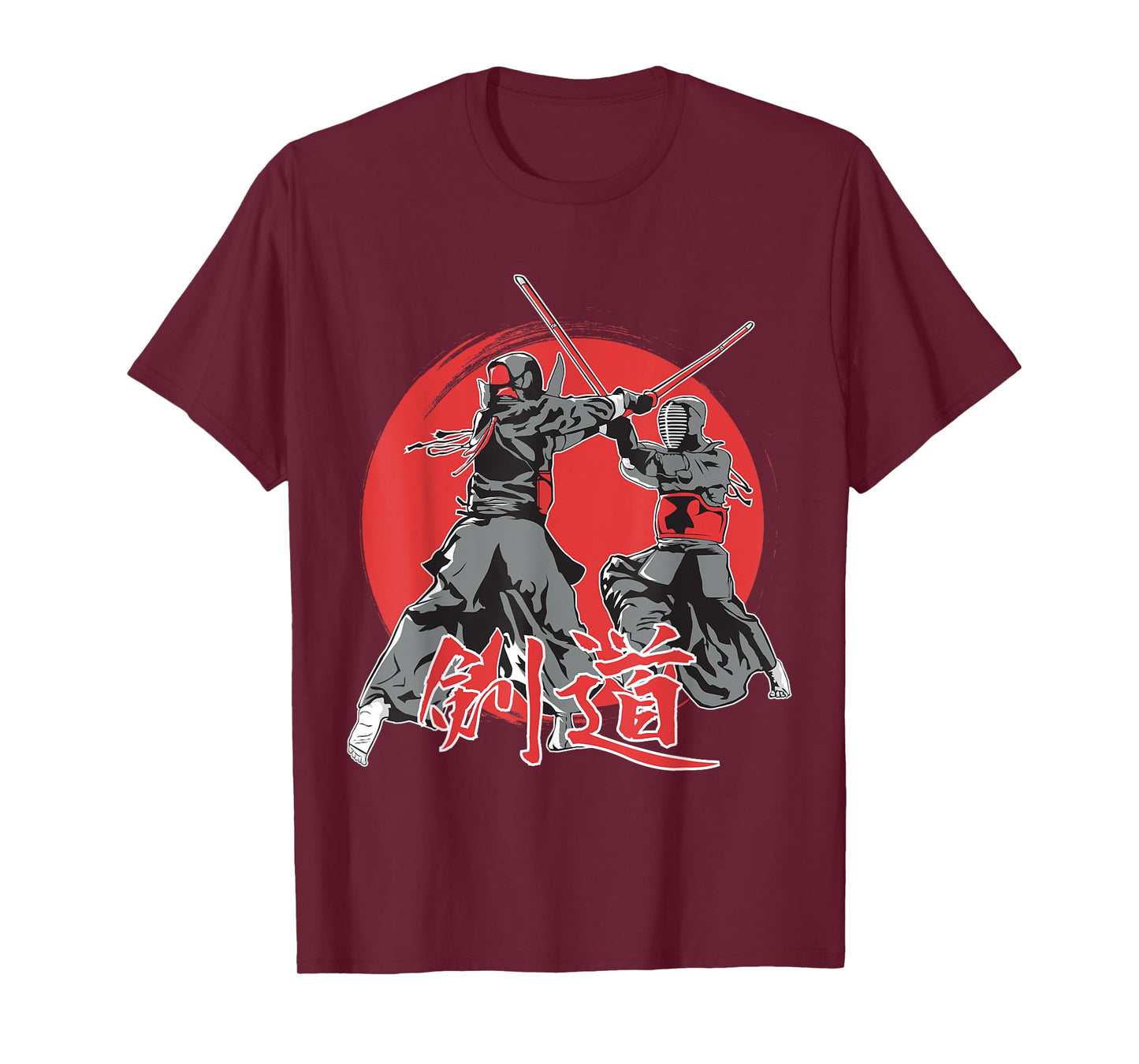Japanese kendo t-shirt Japan anime tshirt with sword T-Shirt