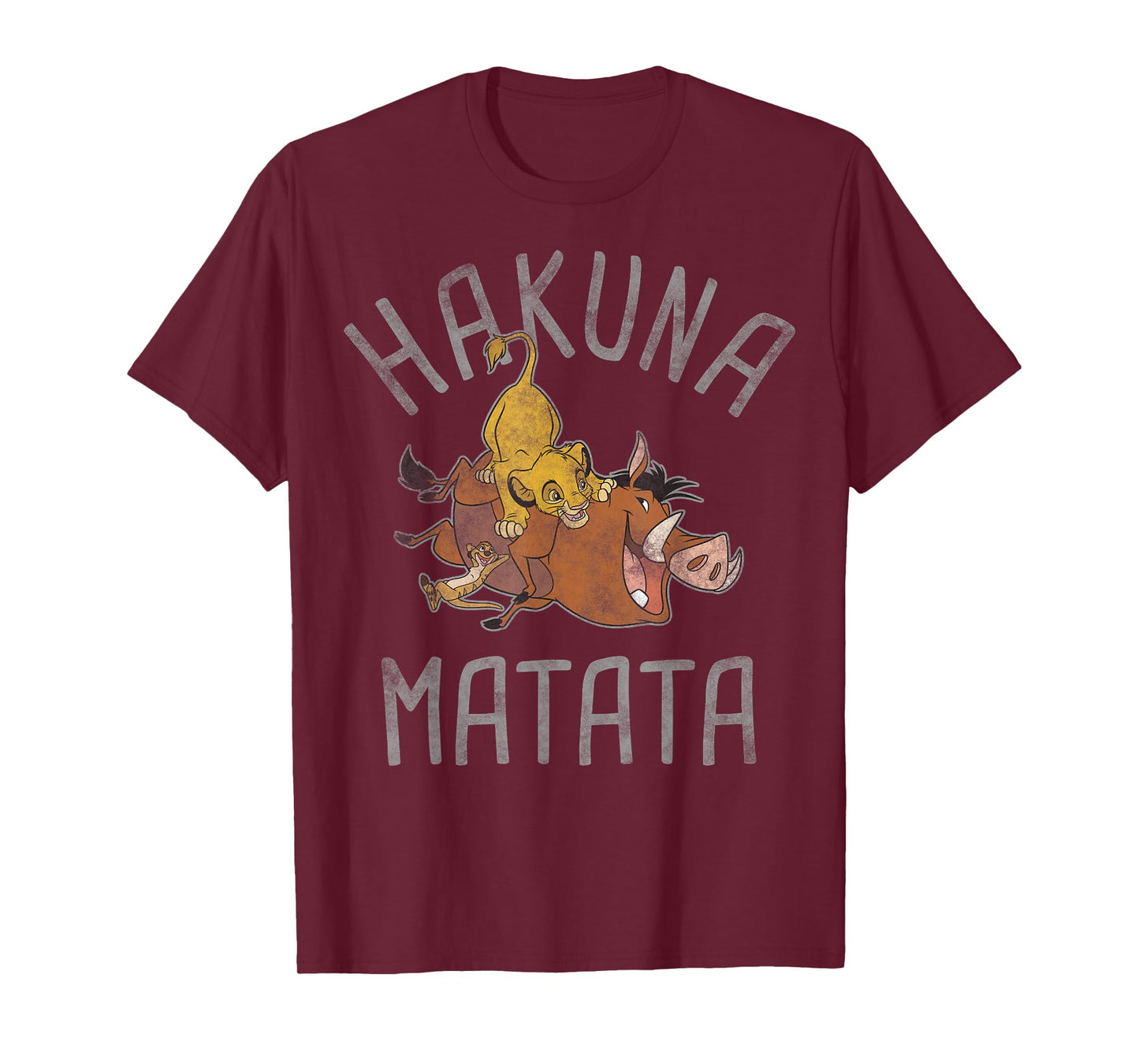 Disney The Lion King Group Shot Hakuna Matata Fade T-Shirt