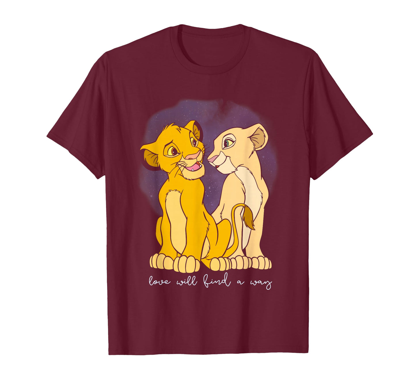 Disney The Lion King Valentine's Day Simba & Nala Vintage T-Shirt