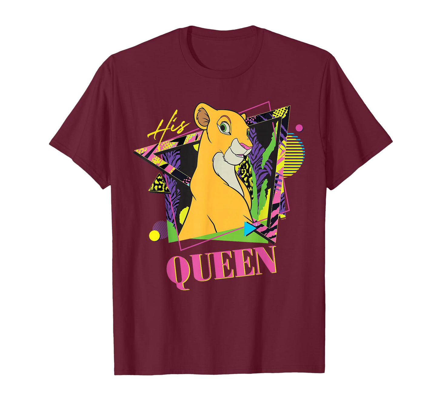Disney The Lion King Retro ’90s Couples Matching His Queen T-Shirt
