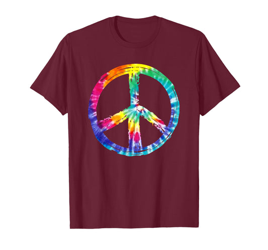 Tye Dye Peace Sign T Shirt T-Shirt