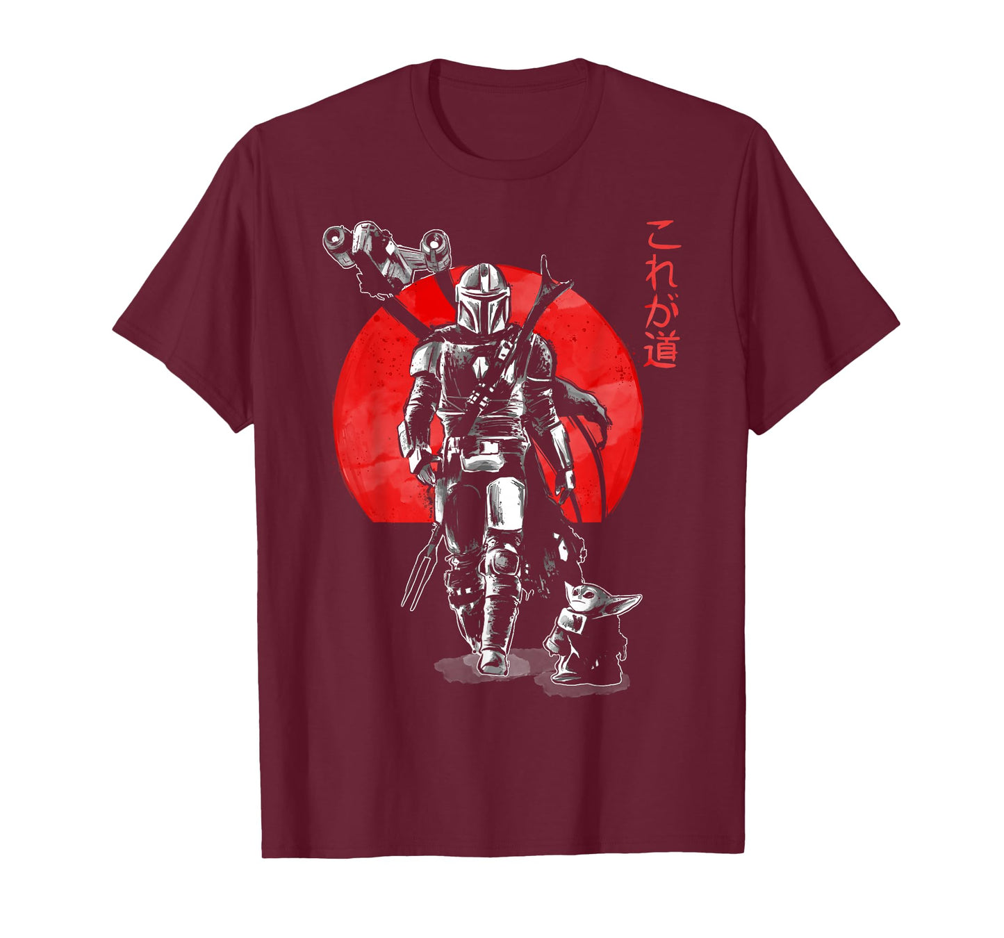 Star Wars: The Mandalorian Sumi Ink Portrait T-Shirt