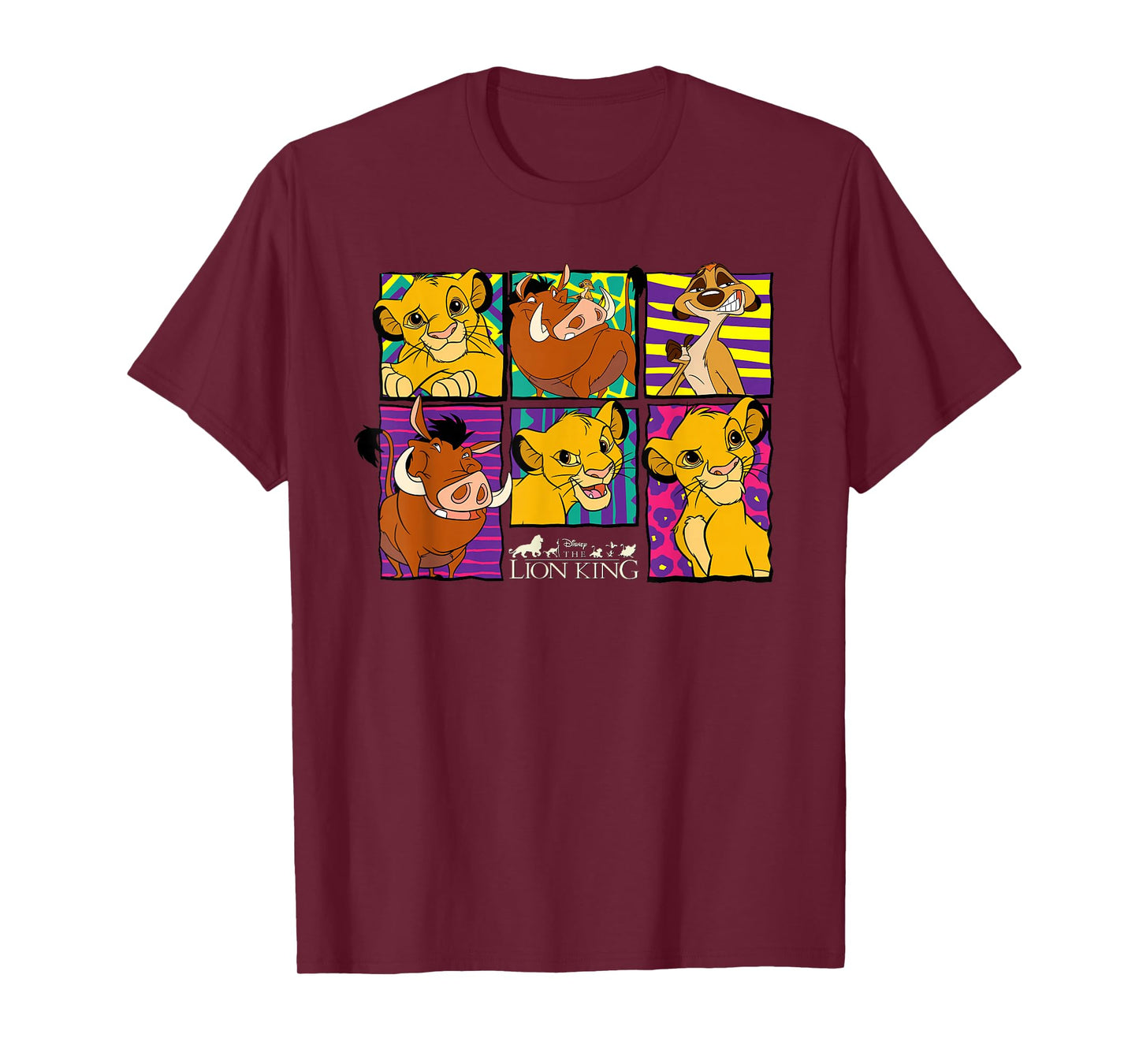 Disney - Lion King Classic Retro Montage T-Shirt