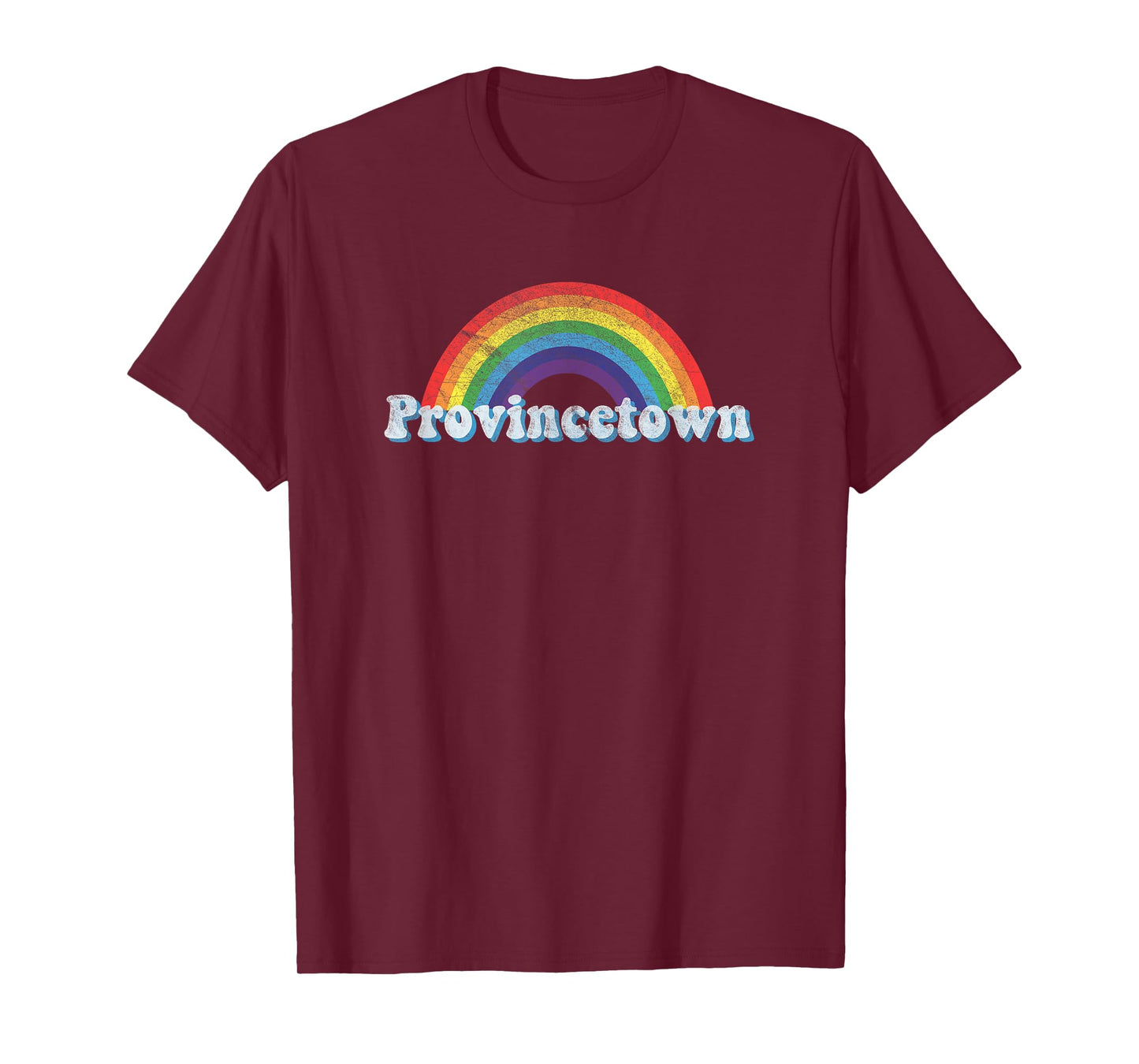 Provincetown P-Town LGBTQ Gay Pride Rainbow T-Shirt