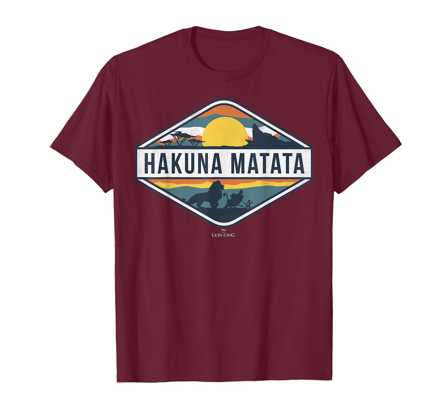Disney The Lion King Hakuna Matata Diamond Logo T-Shirt