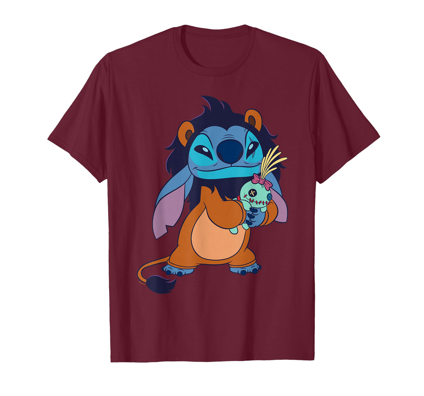 Disney Stitch in Scar Costume Halloween Disney Villains T-Shirt