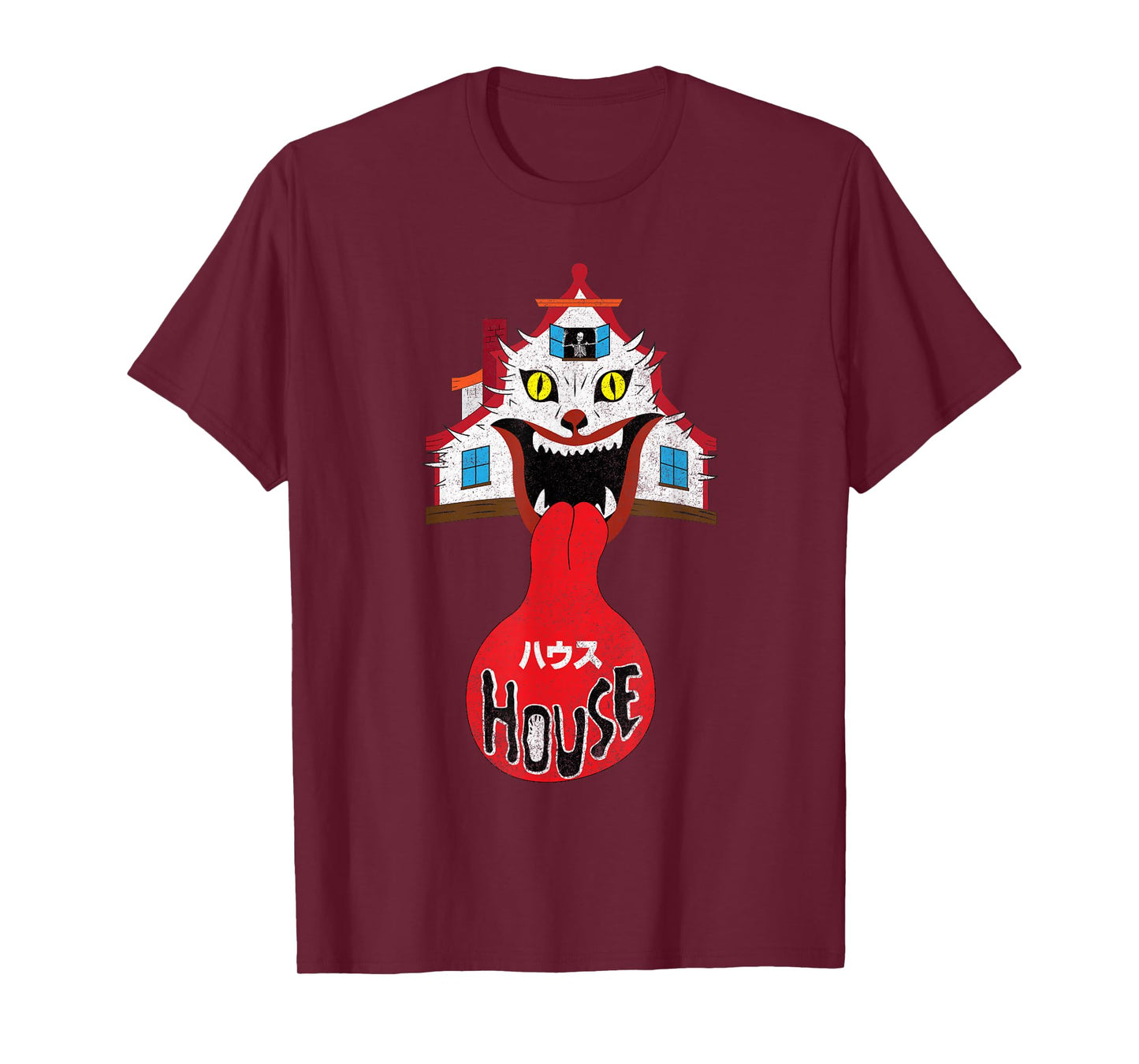House Housu 1977 Japanese Horror Psychedelic Design T-Shirt