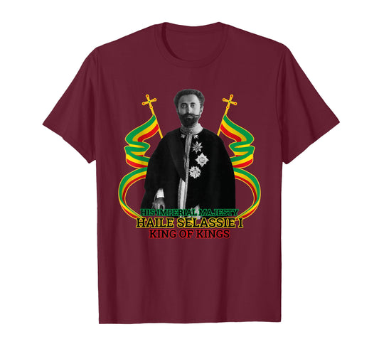 Ras Tafari His Imperial Majesty Haile Selassie T-Shirt