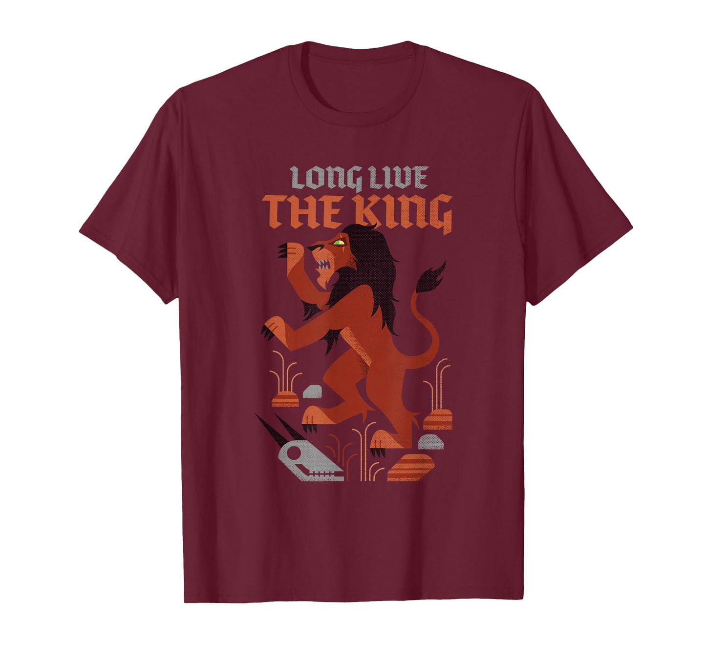 Disney Villains Scar Lion King Long Live The King Heraldic T-Shirt