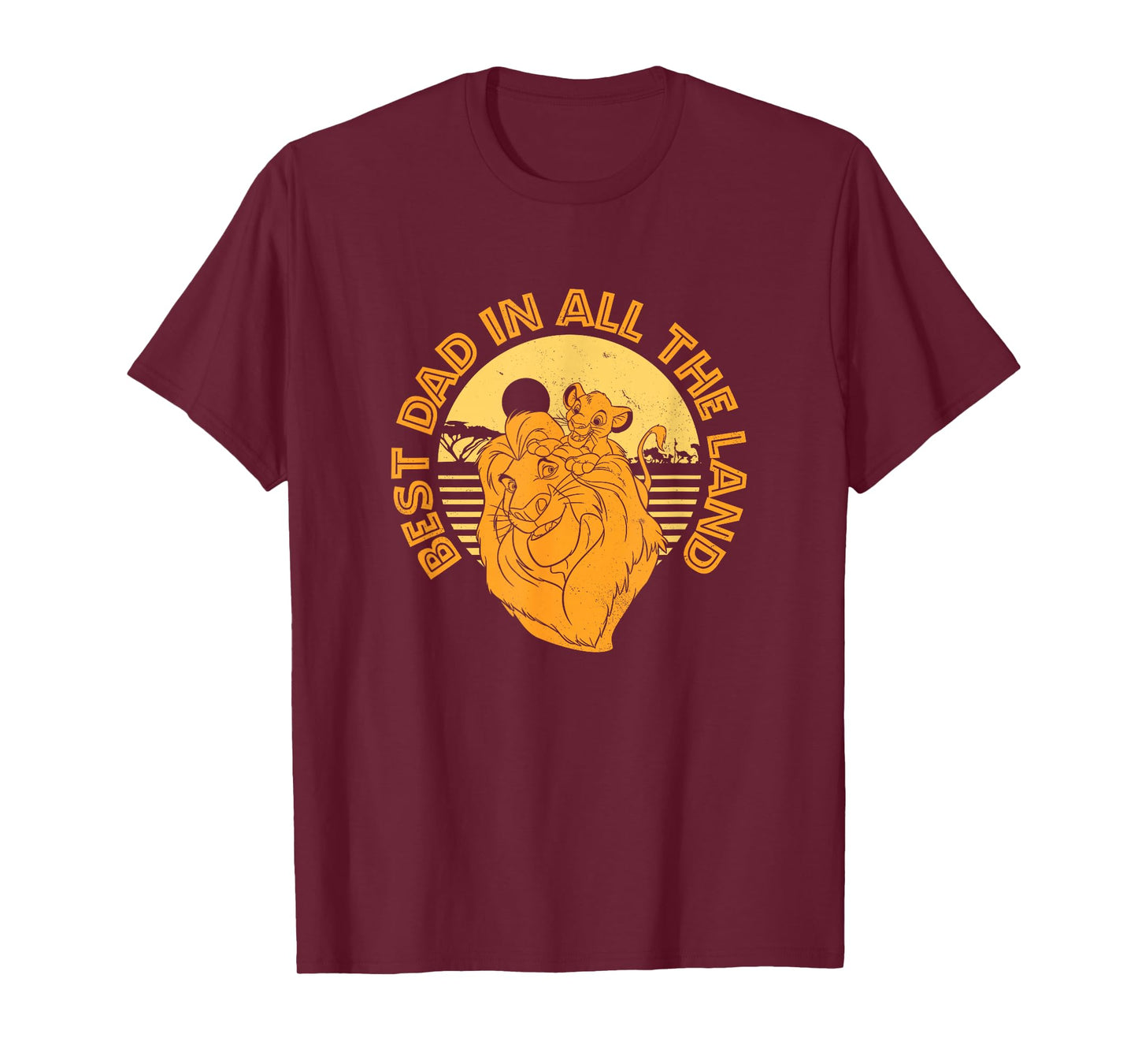 Disney The Lion King Father's Day Best Dad in All The Land T-Shirt