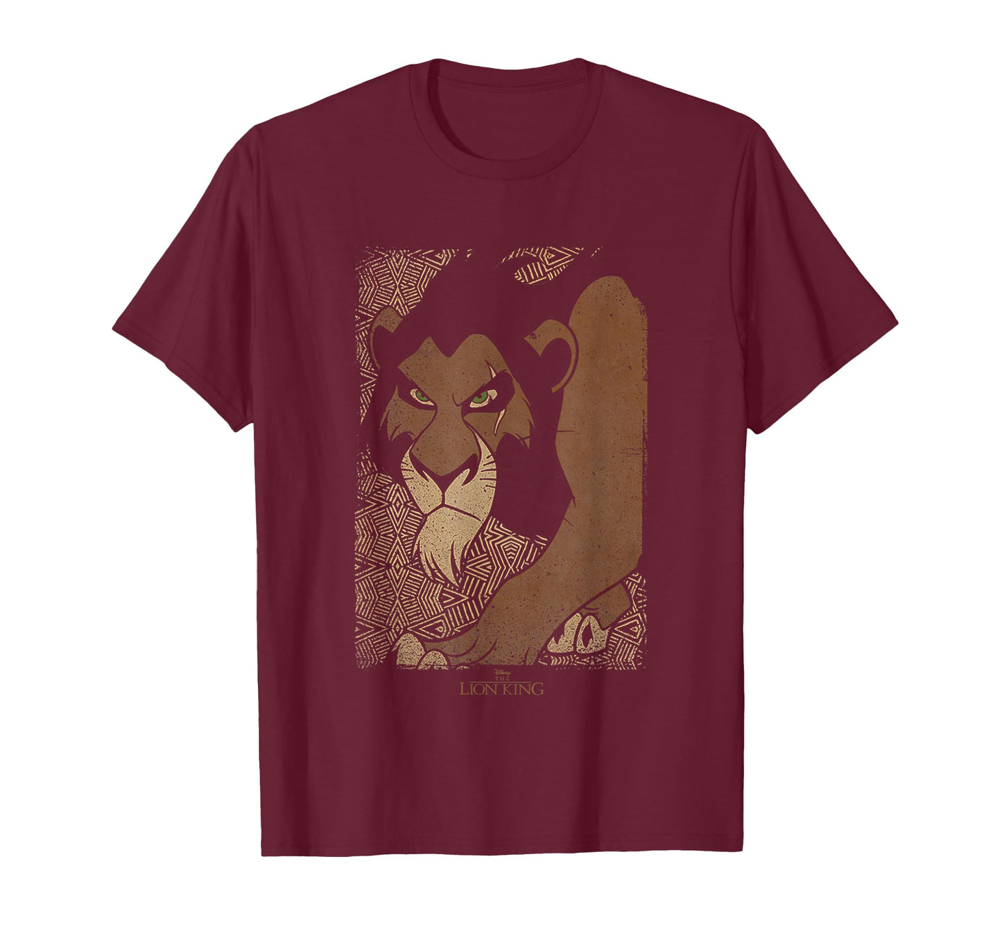 Disney The Lion King Scar Tribal Prowl Distressed T-Shirt