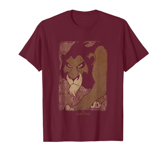 Disney The Lion King Scar Tribal Prowl Distressed T-Shirt