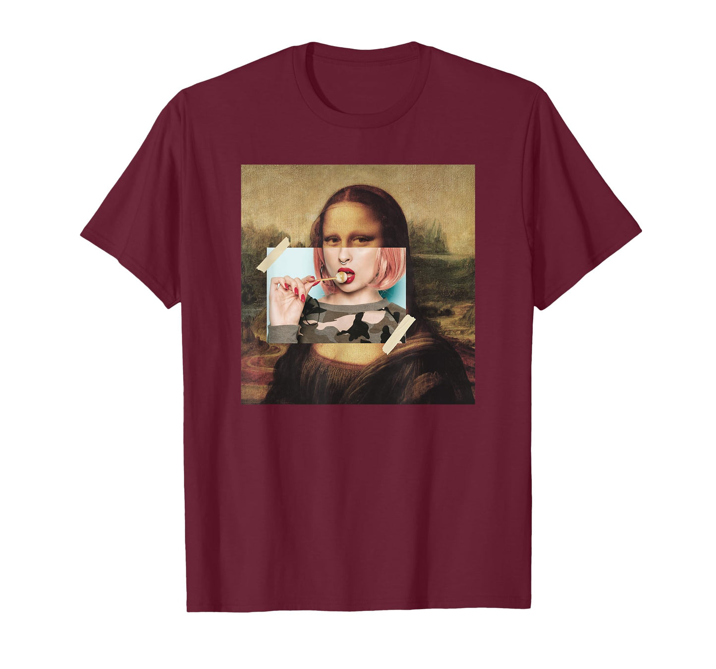 Aesthetic La Gioconda Mona Lisa E-Girl Pop Culture T-Shirt
