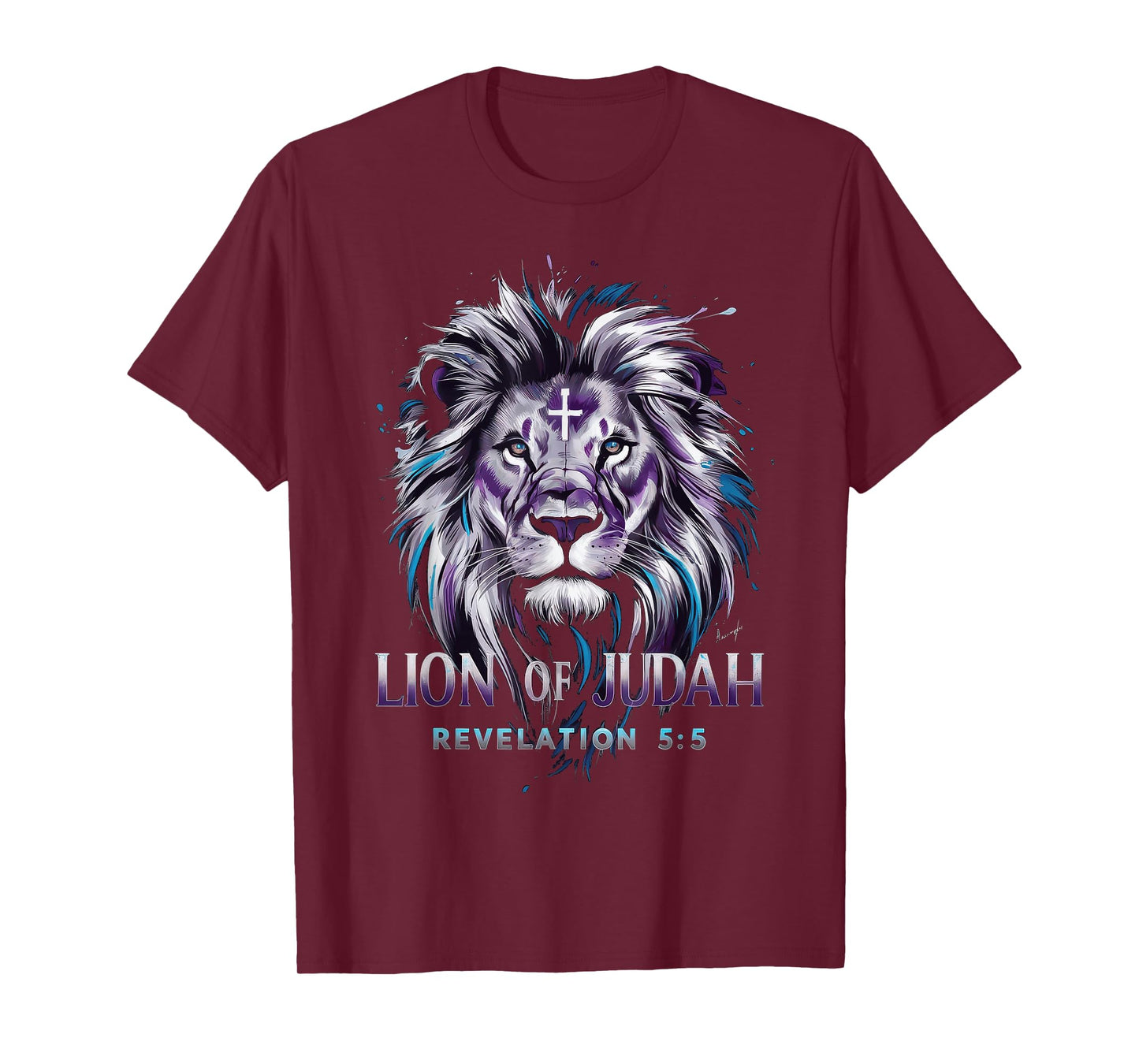 Jesus Lion of Judah Christian Faith for Men and Women T-Shirt