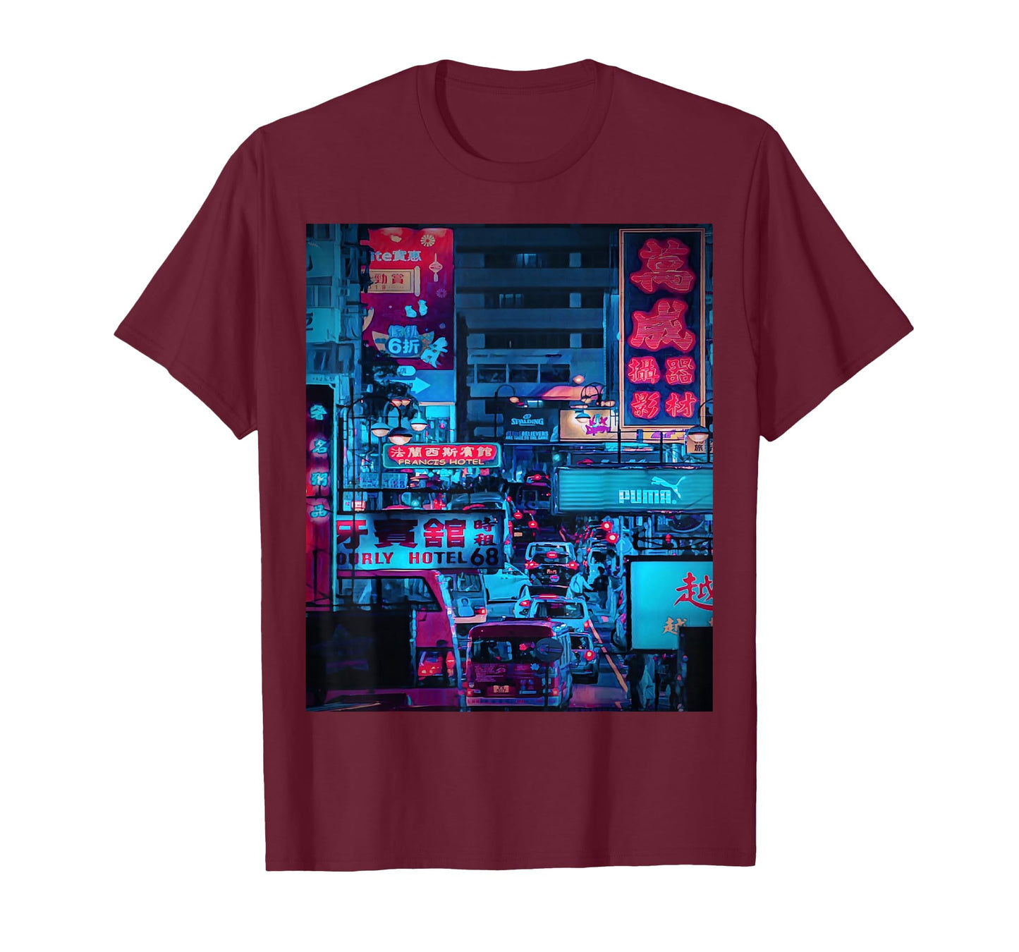 Cyberpunk Clothing, Hong Kong Cyberpunk Cyberpunk Streetwear T-Shirt