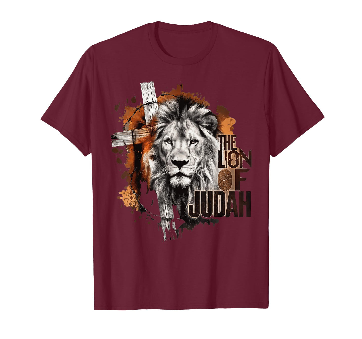 Jesus Lion of Judah Christian Faith for Men and Women T-Shirt
