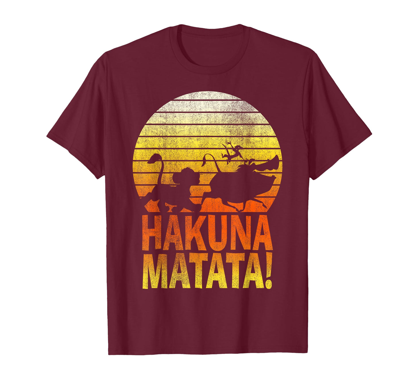 Disney Lion King Simba Hakuna Matata Sunset T-Shirt C1 T-Shirt