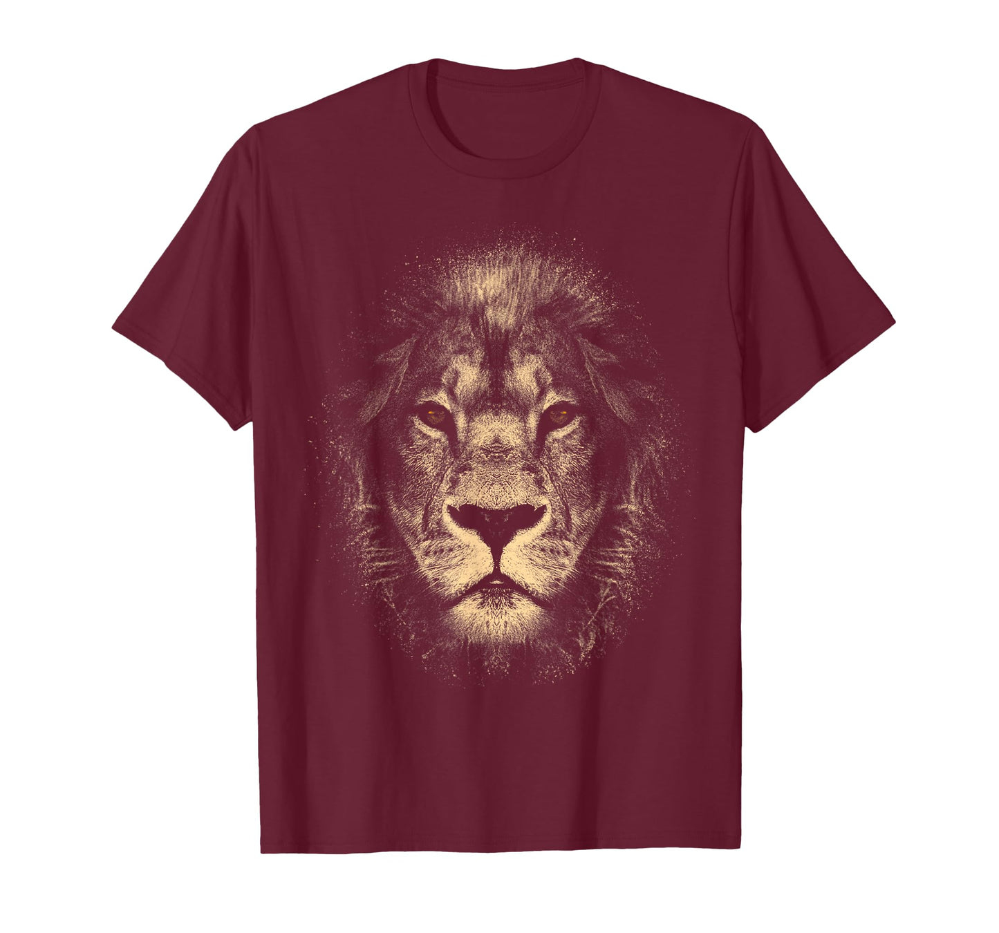 Africa Lion Stylish Lion Head with Cool Eyes and Mane T-Shirt