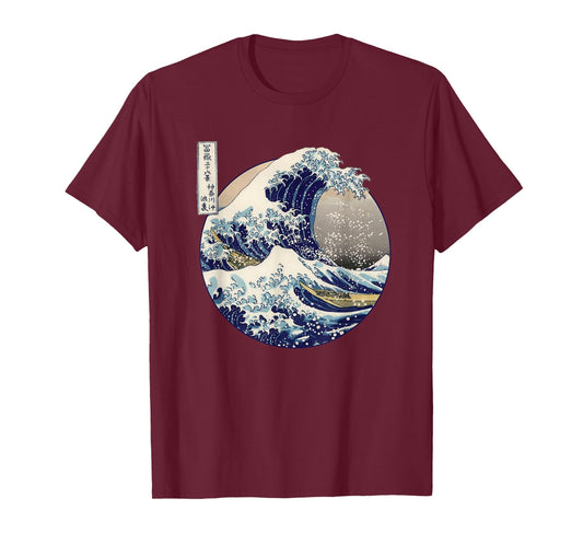 Kanagawa Japanese The great wave t T-Shirt
