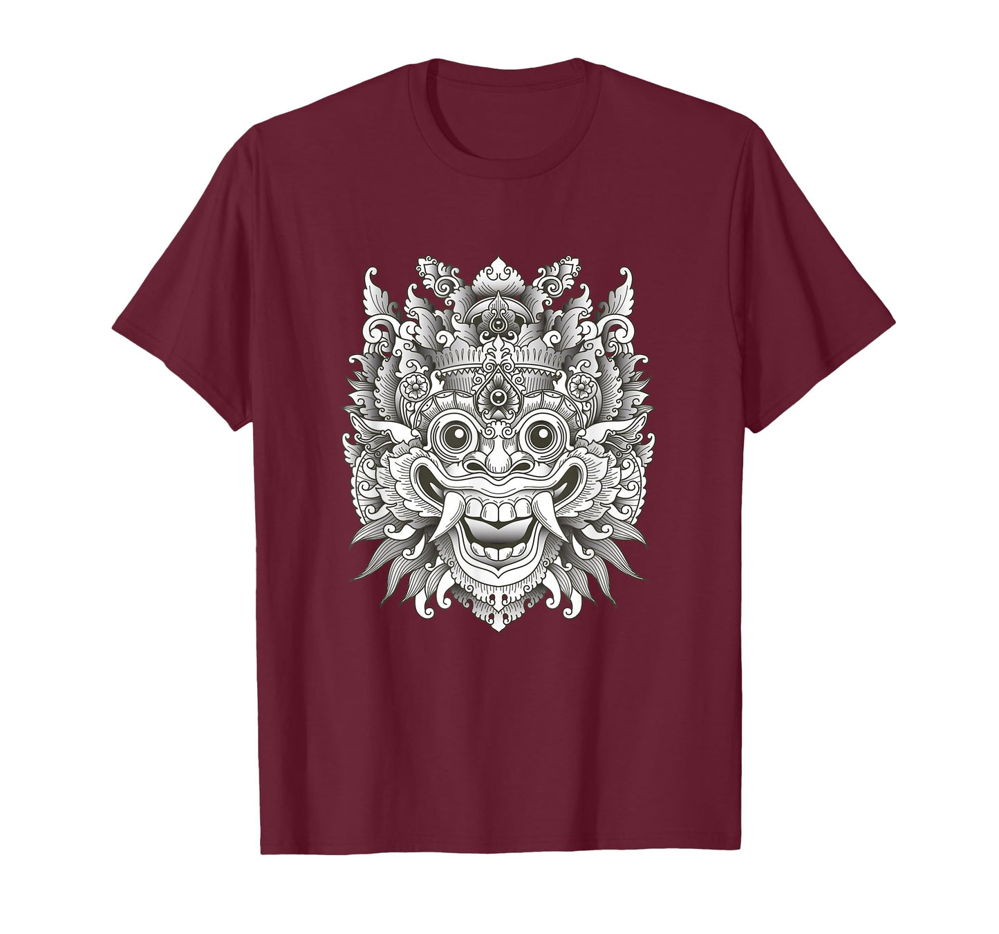 Indonesian Barong Shirt, Bali Mask Shirt, Bali Luck T-Shirt