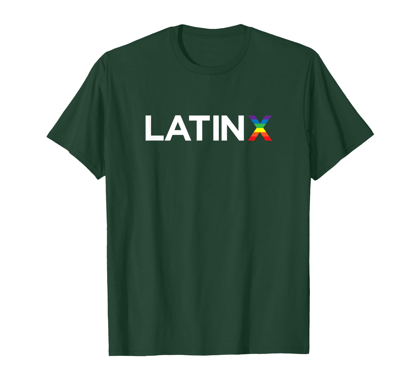 Latinx Rainbow Flag T-Shirt - Latin Gender Neutral Pride