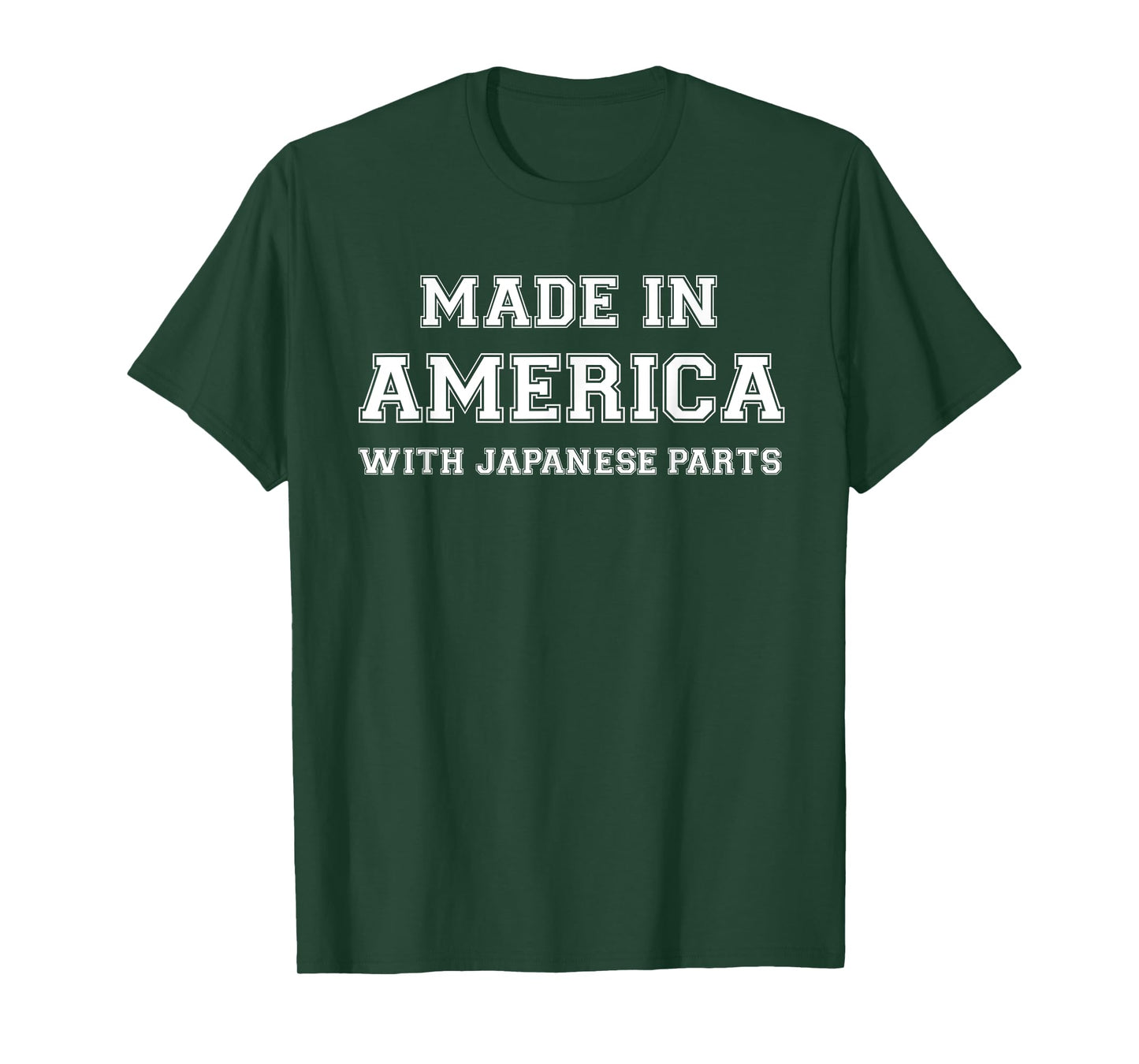 MADE IN AMERICA WITH JAPANESE PARTS Japan USA T-Shirt