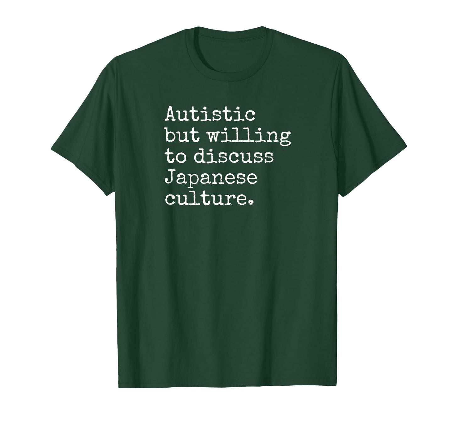 Autism ASD Aspie Anime Japan Autistic Japanese Culture T-Shirt