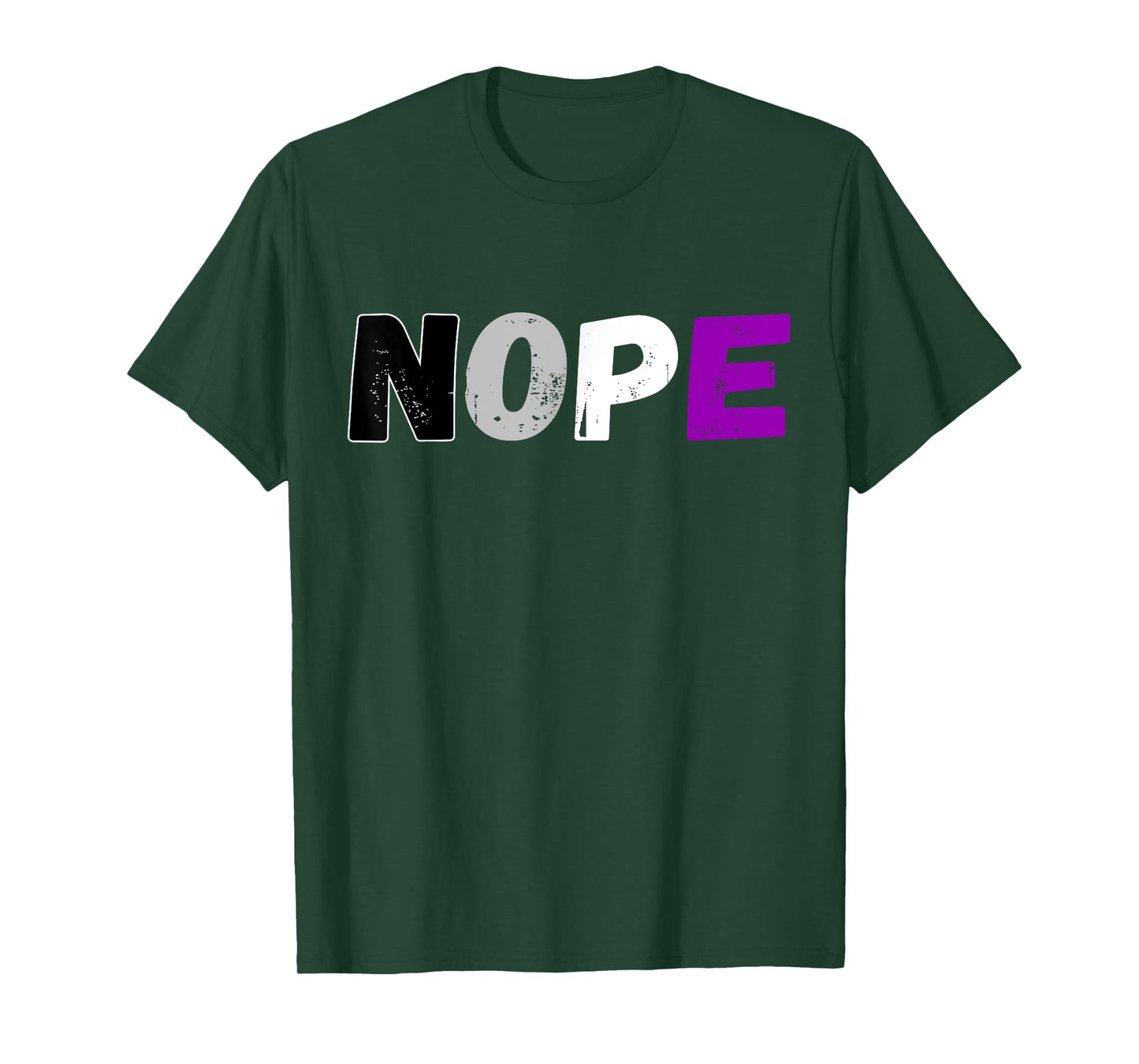 Asexual Nope Flag Ace LGBT Pride Asexuality Flag Aromantic T-Shirt