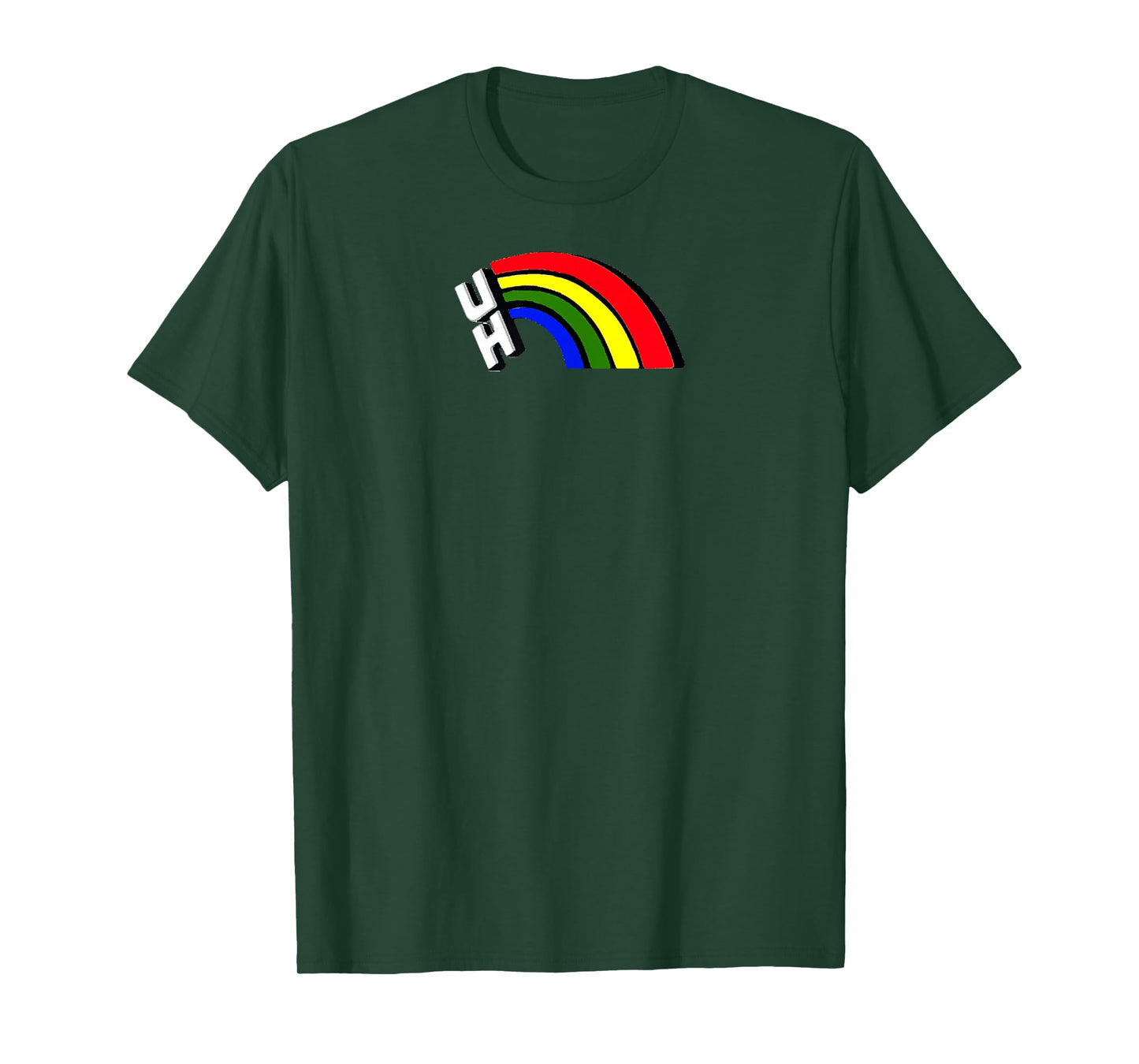 Hawaii Rainbow University Football Sports Logo T-Shirt