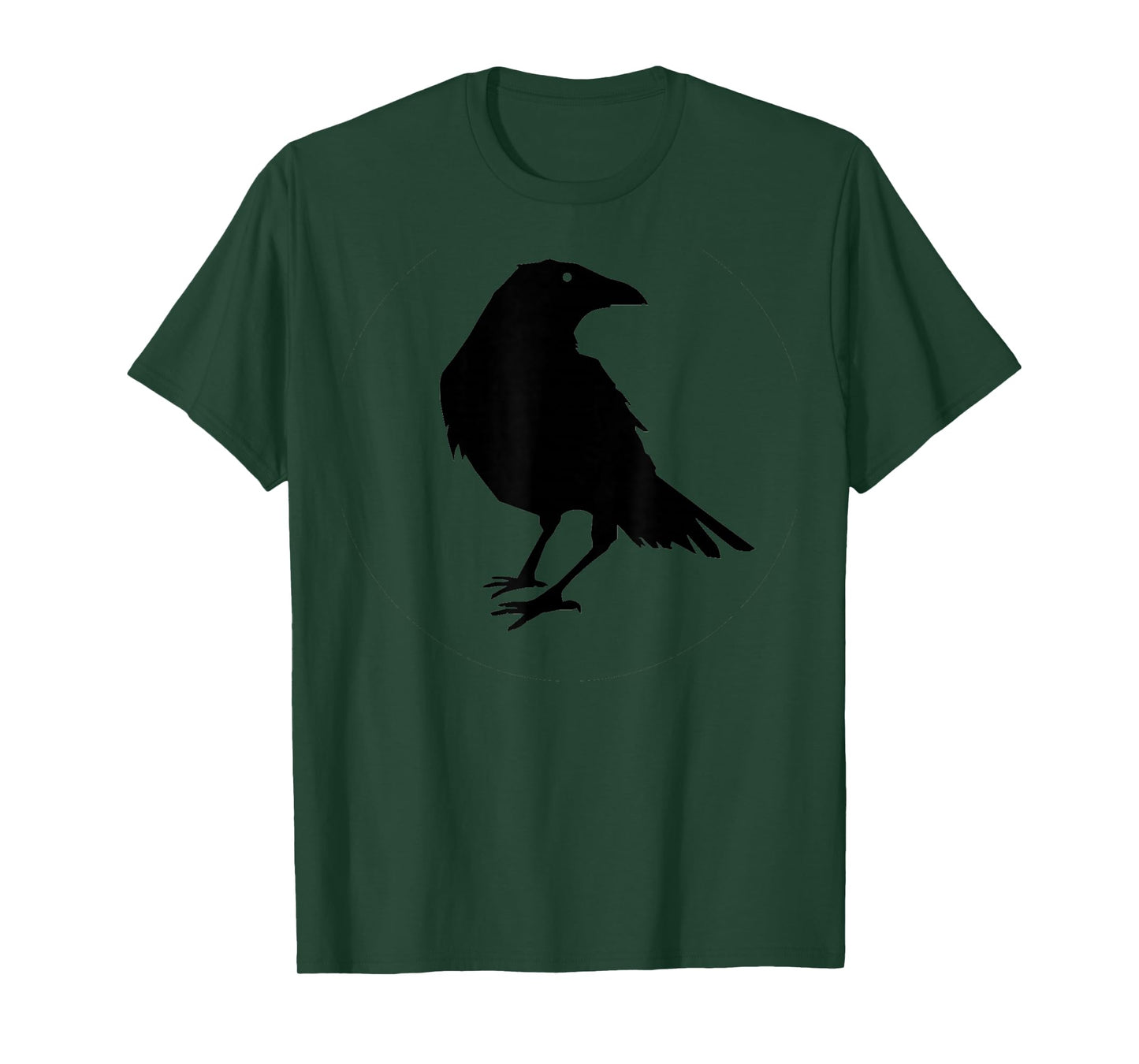 Beautiful Black Crow Raven Bird Silhouette T-Shirt T-Shirt