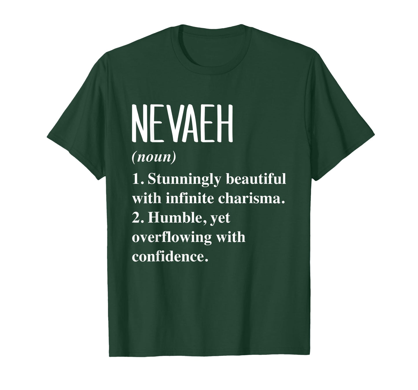 Nevaeh First Name Definition Personalized Gift Idea T-Shirt