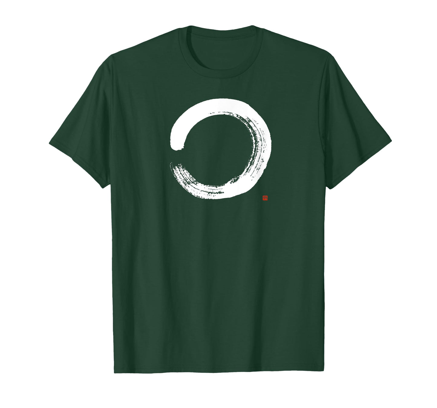 Enso Circle T-shirt: Artistic Japanese Zen Enso Painting T-Shirt