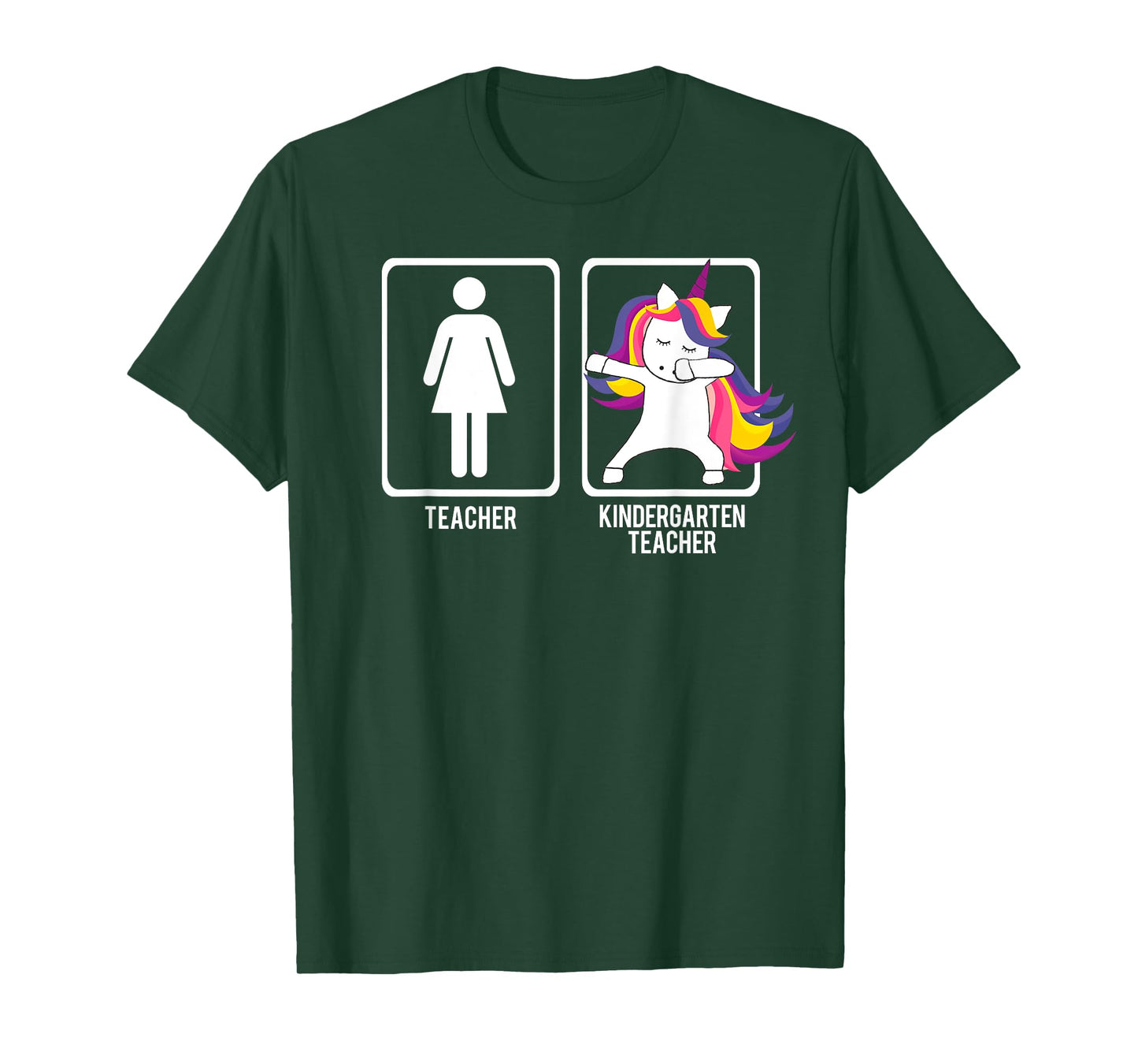 DABBING UNICORN KINDERGARTEN TEACHER T Shirt Gift Dab Dabs