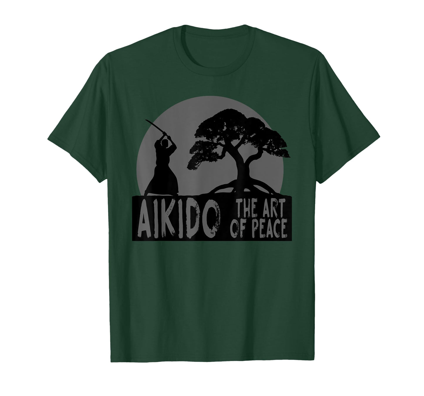 Aikido The Art Of Peace Cool Japanese Martial Art Fighter T-Shirt