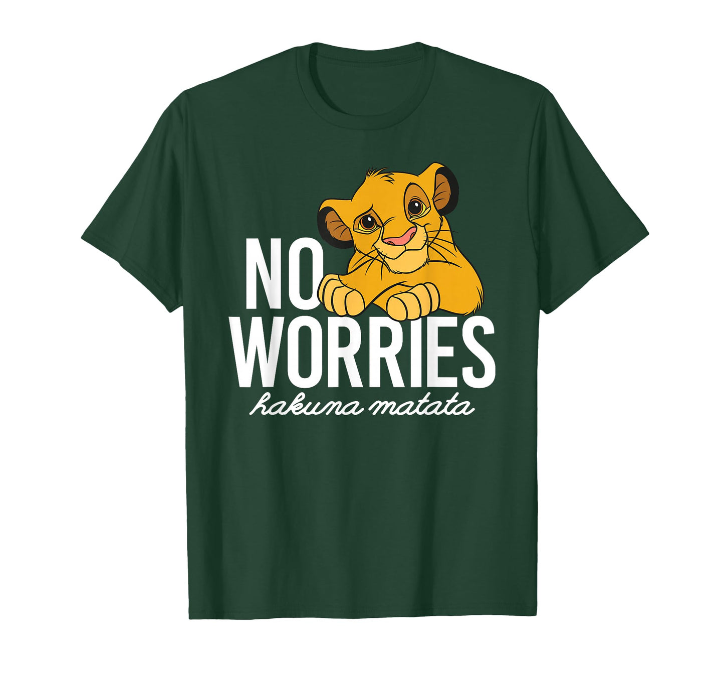 Disney Lion King Classic No Worries Simba T-Shirt