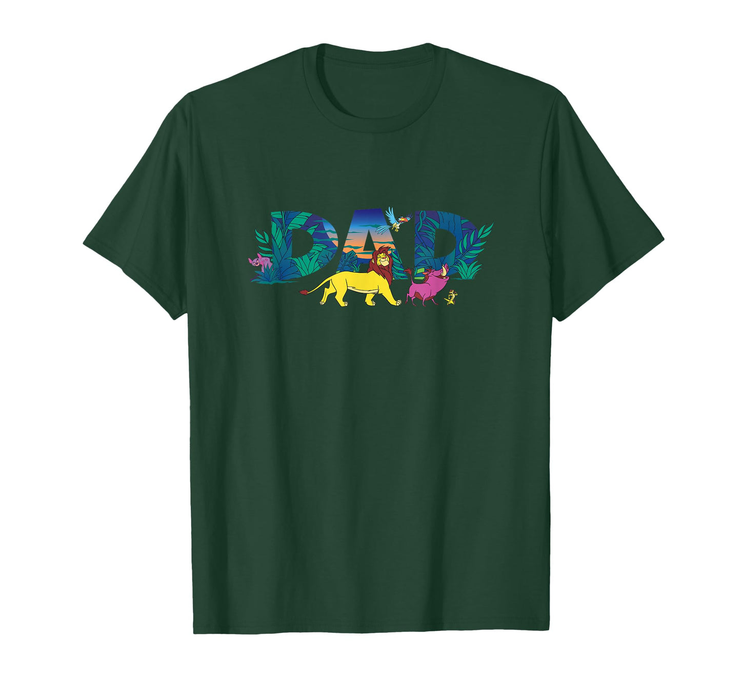 Disney The Lion King Simba & Pals Dad Father's Day Birthday T-Shirt