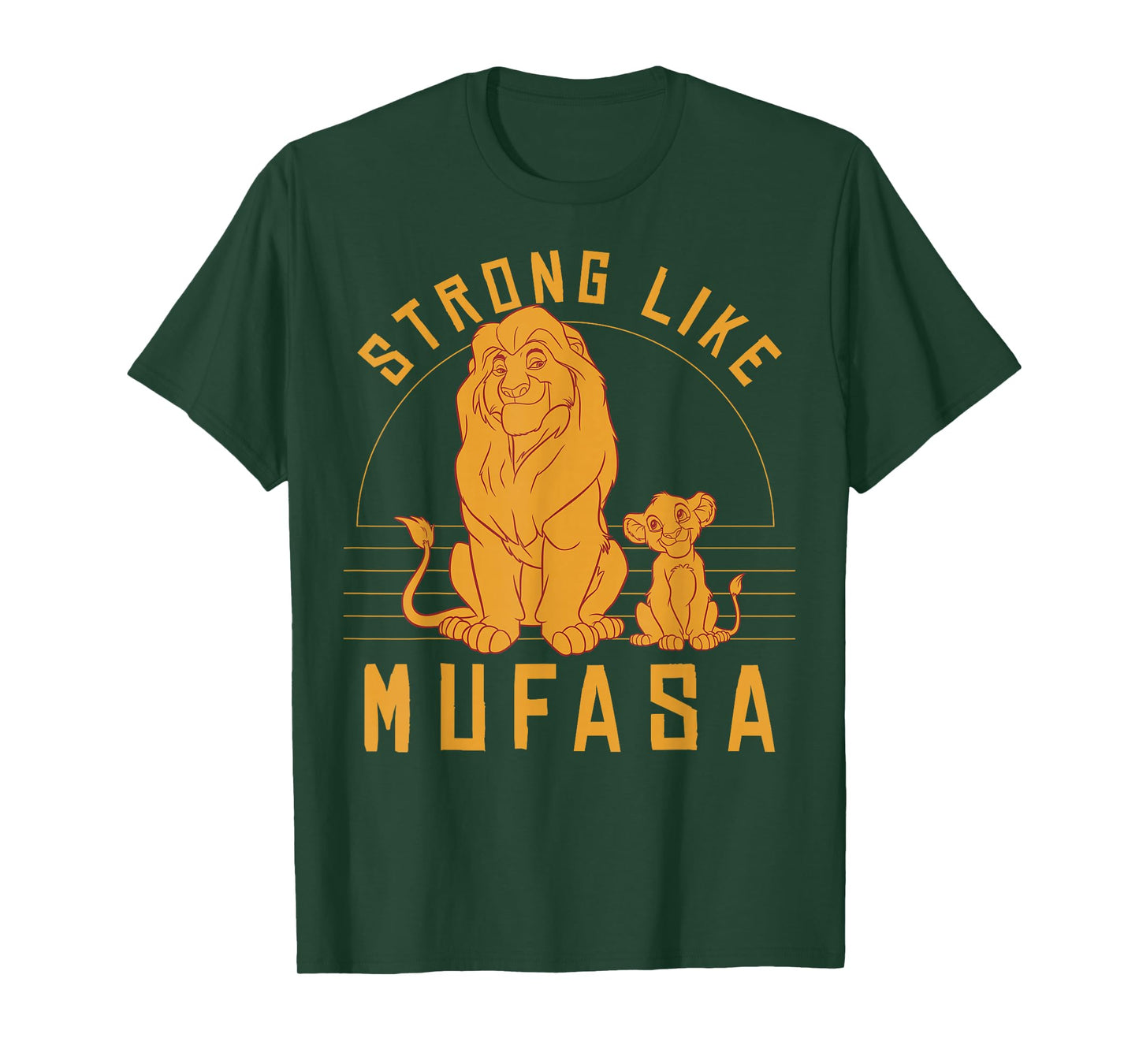 Disney Lion King Simba Strong Like Mufasa Graphic T-Shirt T-Shirt
