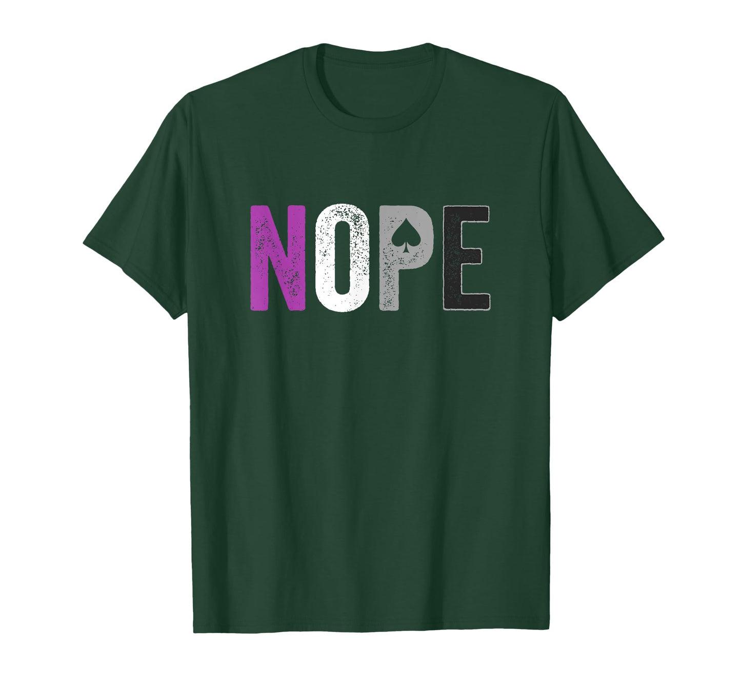 Nope Asexual Pride Shirt - Asexuality ACE Flag Ally Gift T-Shirt