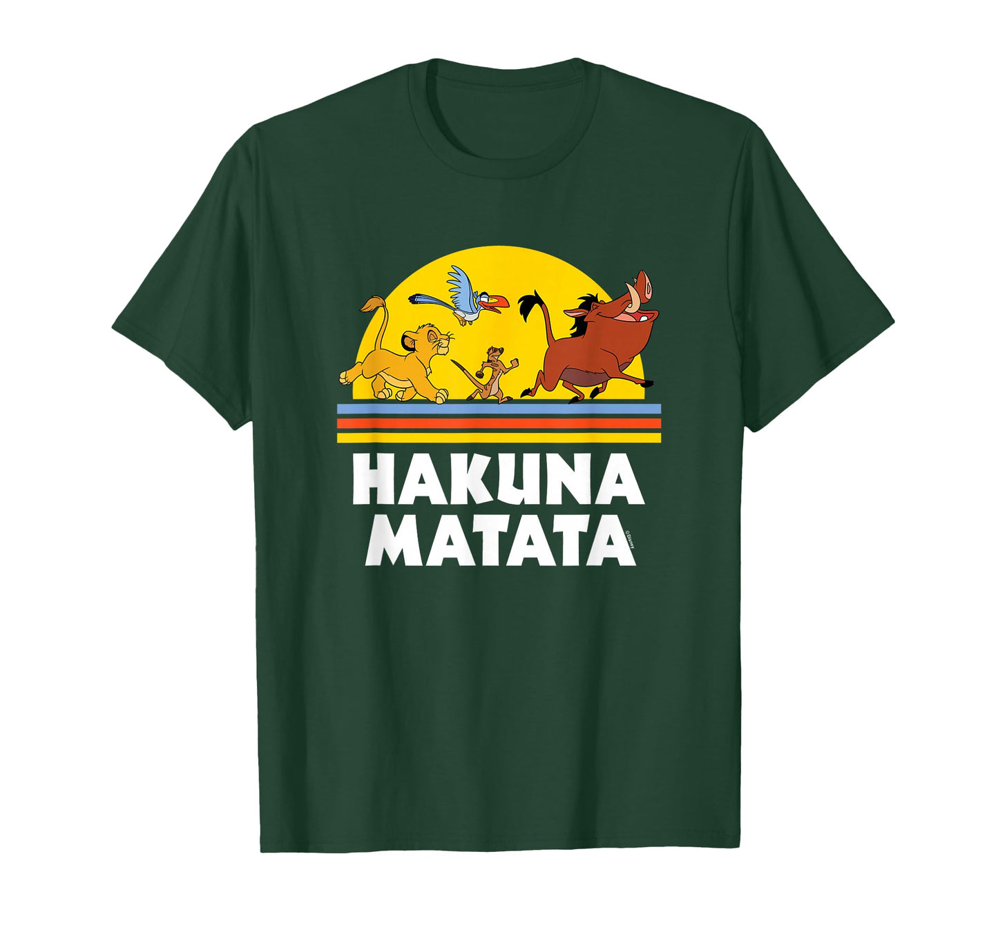 Lion King - Hakuna Matata Sunset T-Shirt