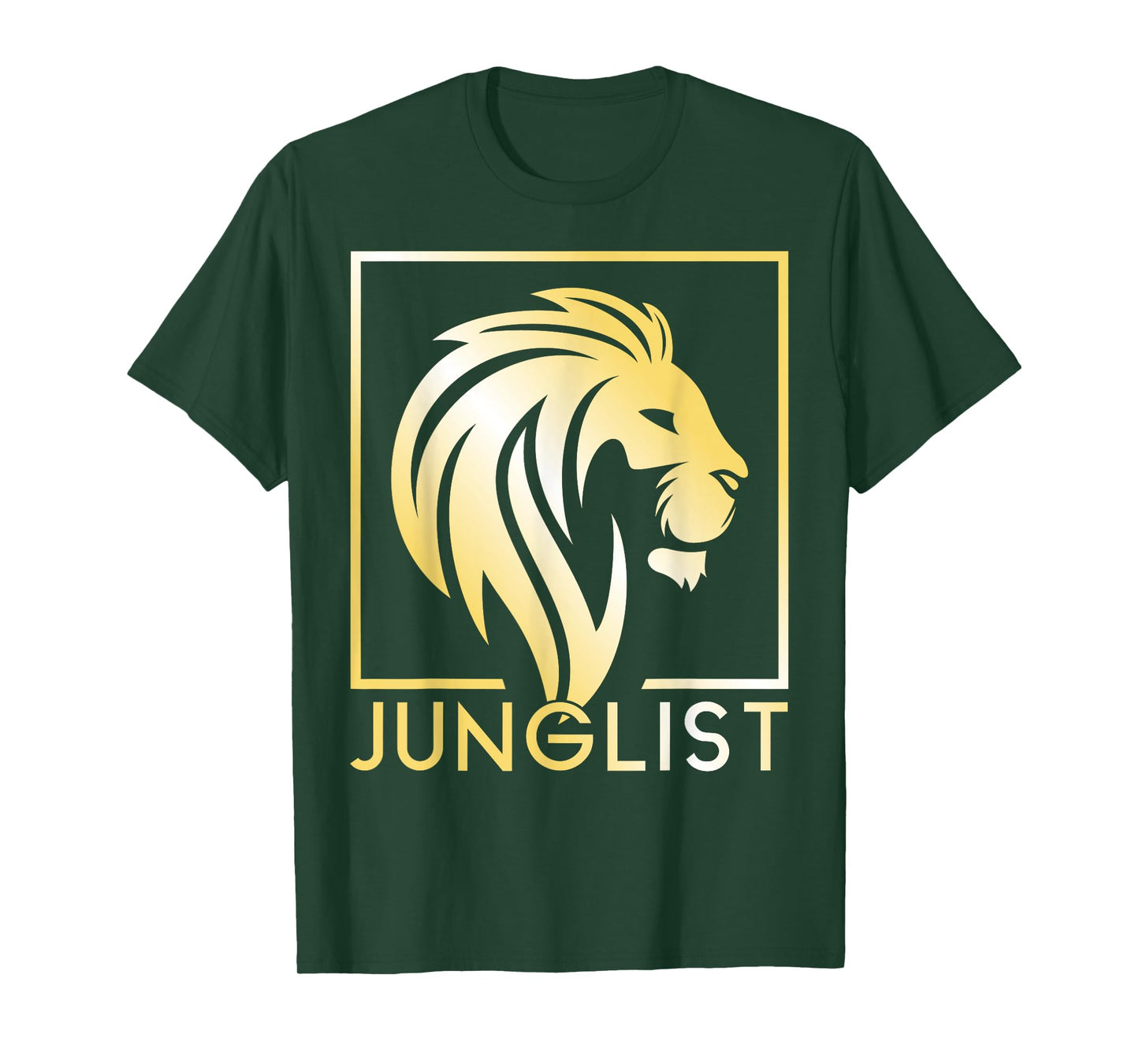 Junglist Lion, Drum N Bass, Dnb Rave Edm King of the Jungle T-Shirt