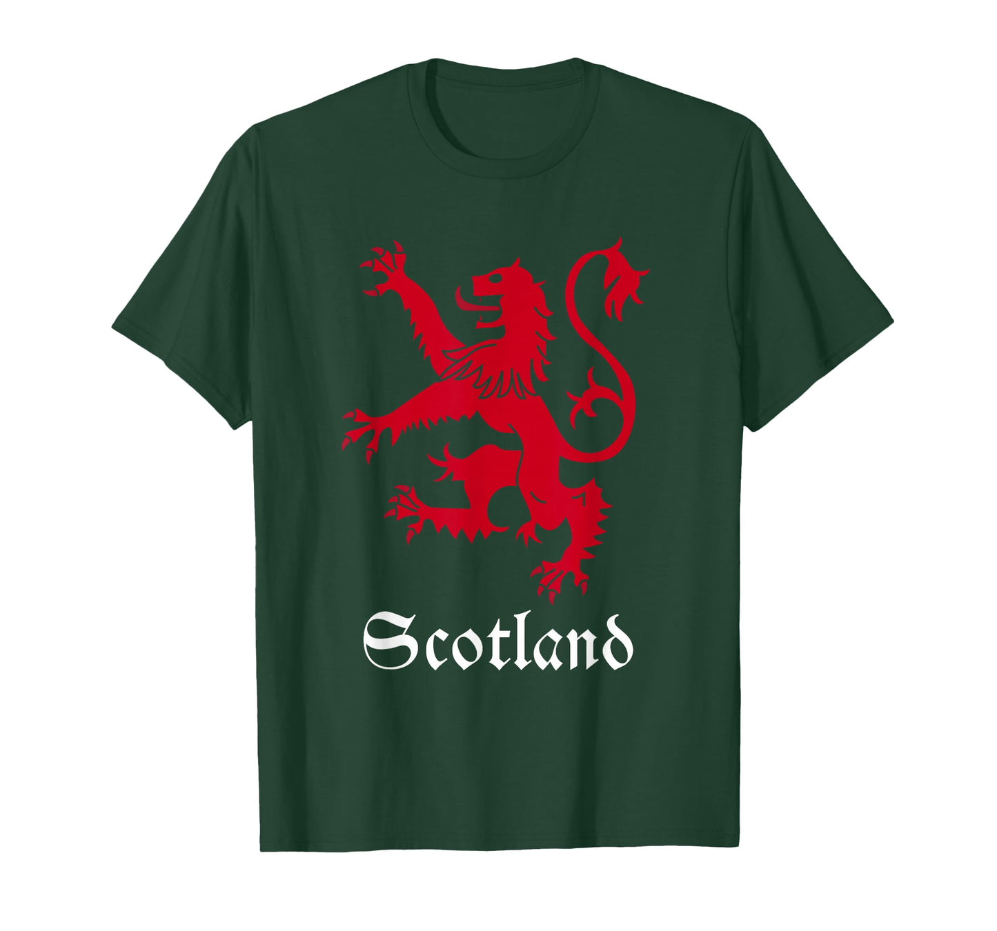 Scottish Lion Rampant T-shirt Scotland Coat Arms Gift Emblem T-Shirt