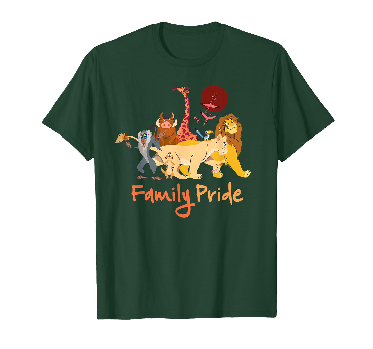 Disney The Lion King Simba & Friends Family Pride Matching T-Shirt