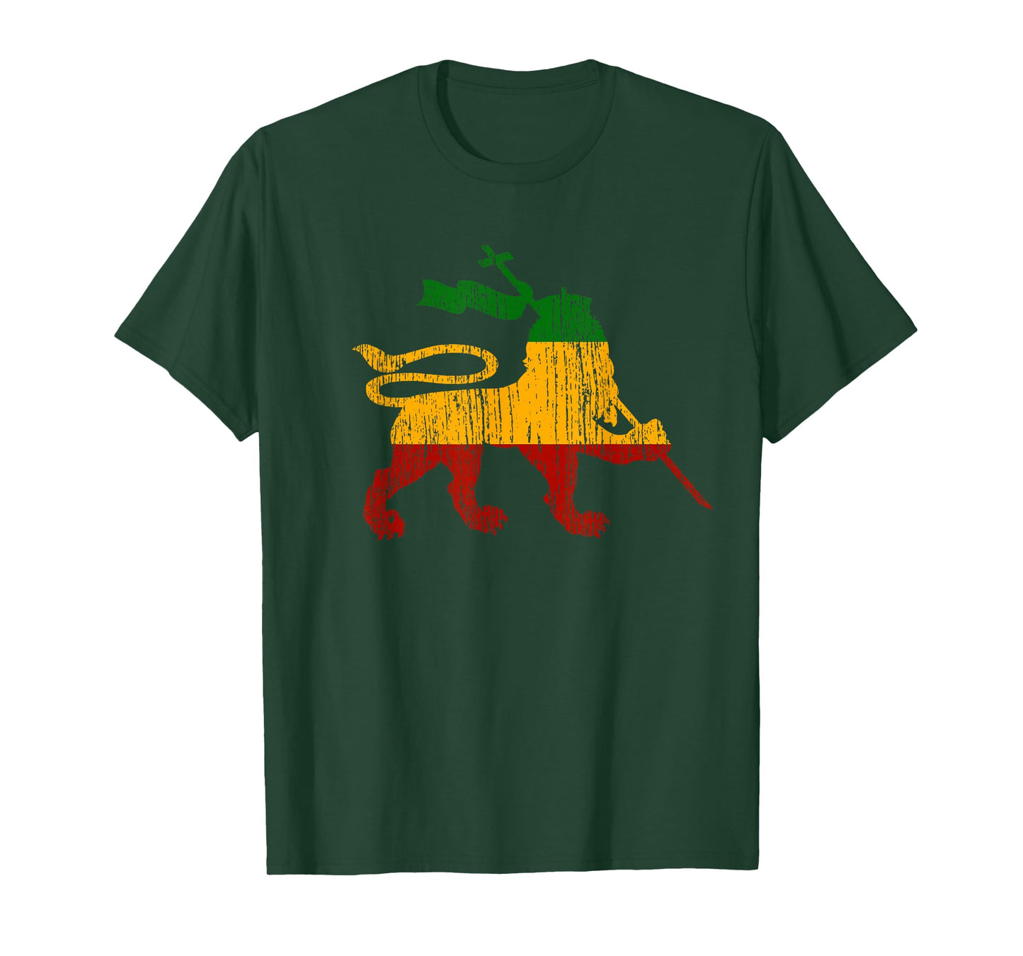 Lion of Judah T-Shirt Rastafari Rasta Reggae Jamaica Gift T-Shirt