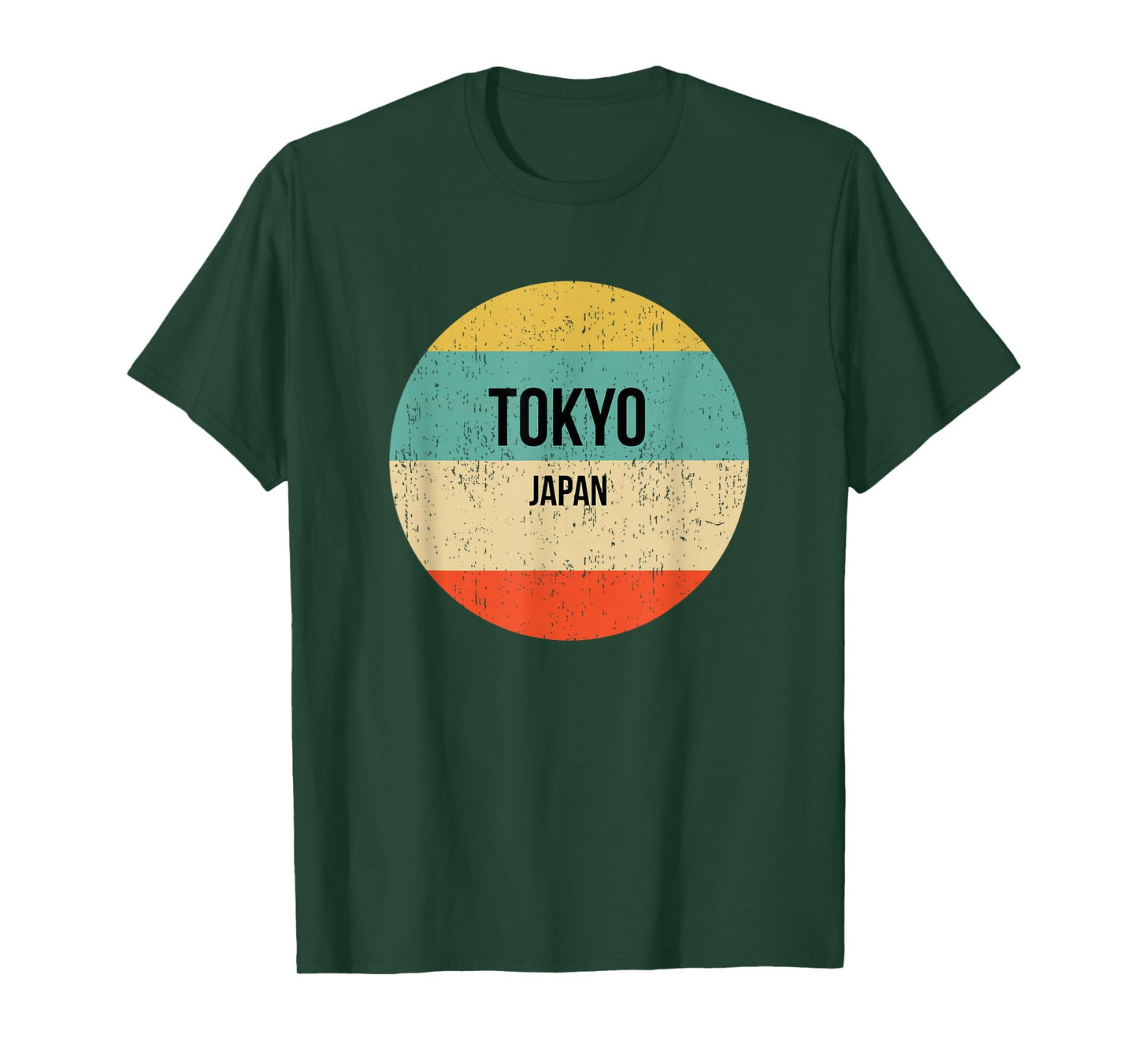 Tokyo Japan Apparel & Gifts Tokyo Japan T-Shirt Unisex-Adults-Kids Black Small Classic Fit Short Sleeve Crew Neck T-Shirt