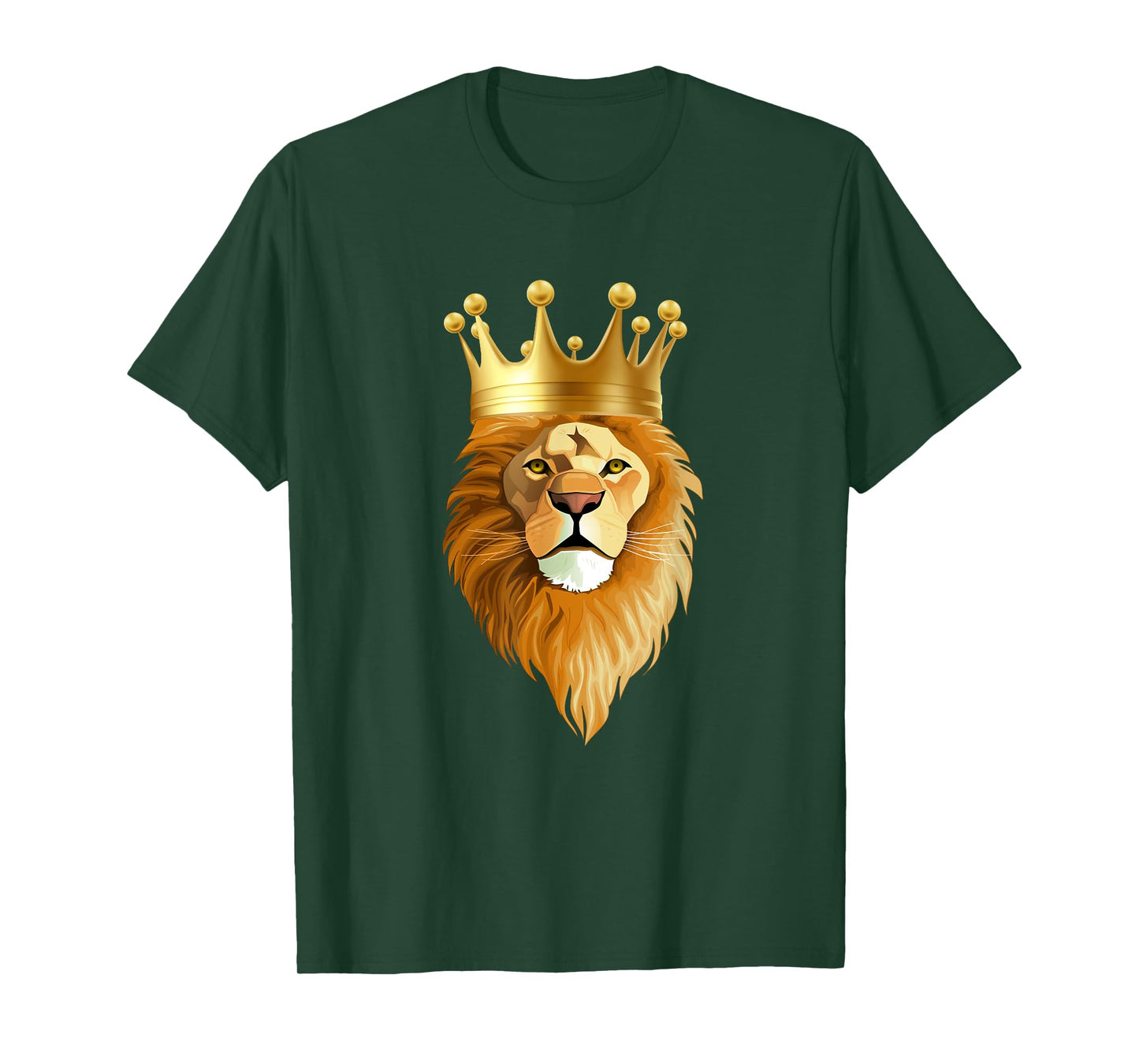 Crown Animal King Lion T-Shirt