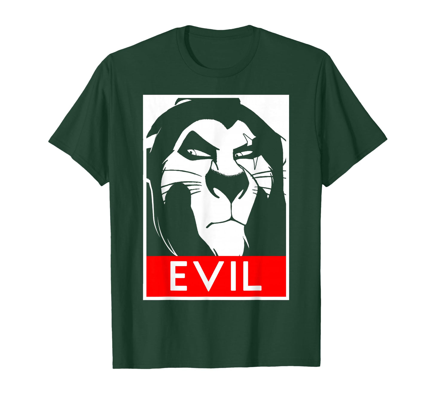 Disney Lion King Scar Evil Poster T-Shirt