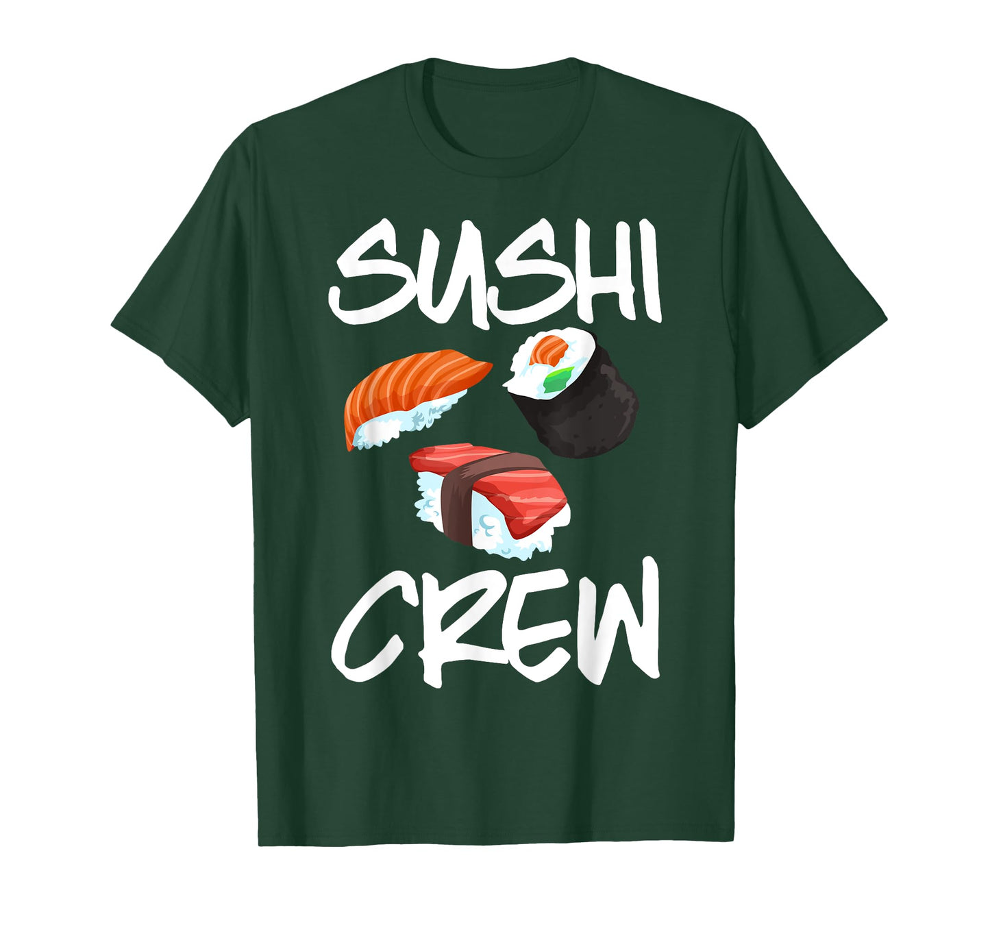 Funny Sushi Gift For Kids Men Women Cool Sushi Crew Foodie T-Shirt
