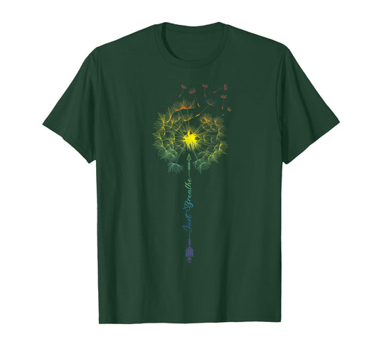Cute Just Dandelion Tattoodesign Arrows Breathe Rainbow Blow Men Women T-Shirt