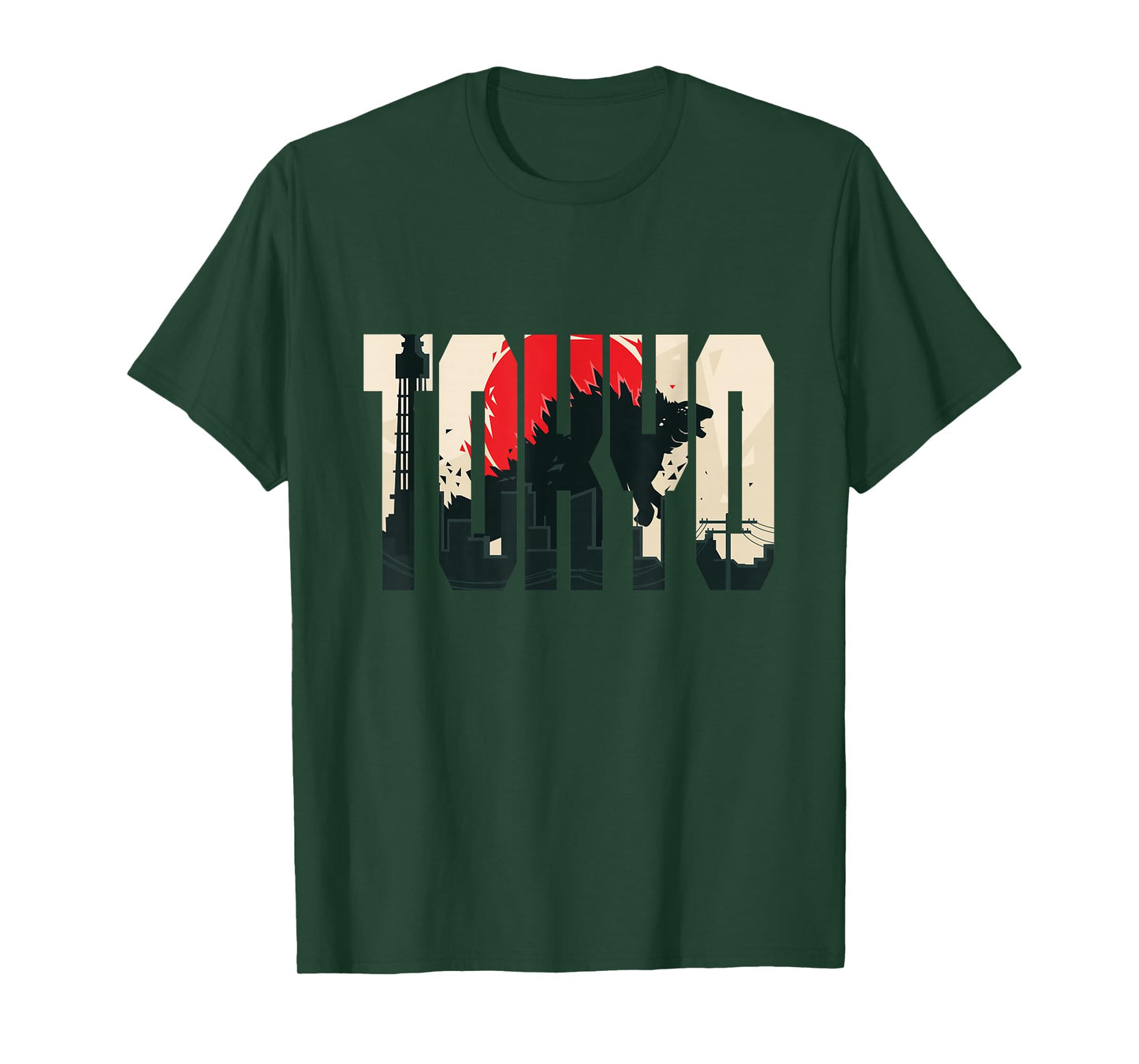 Tokyo Japan Monster Attack T-Shirt T-Shirt