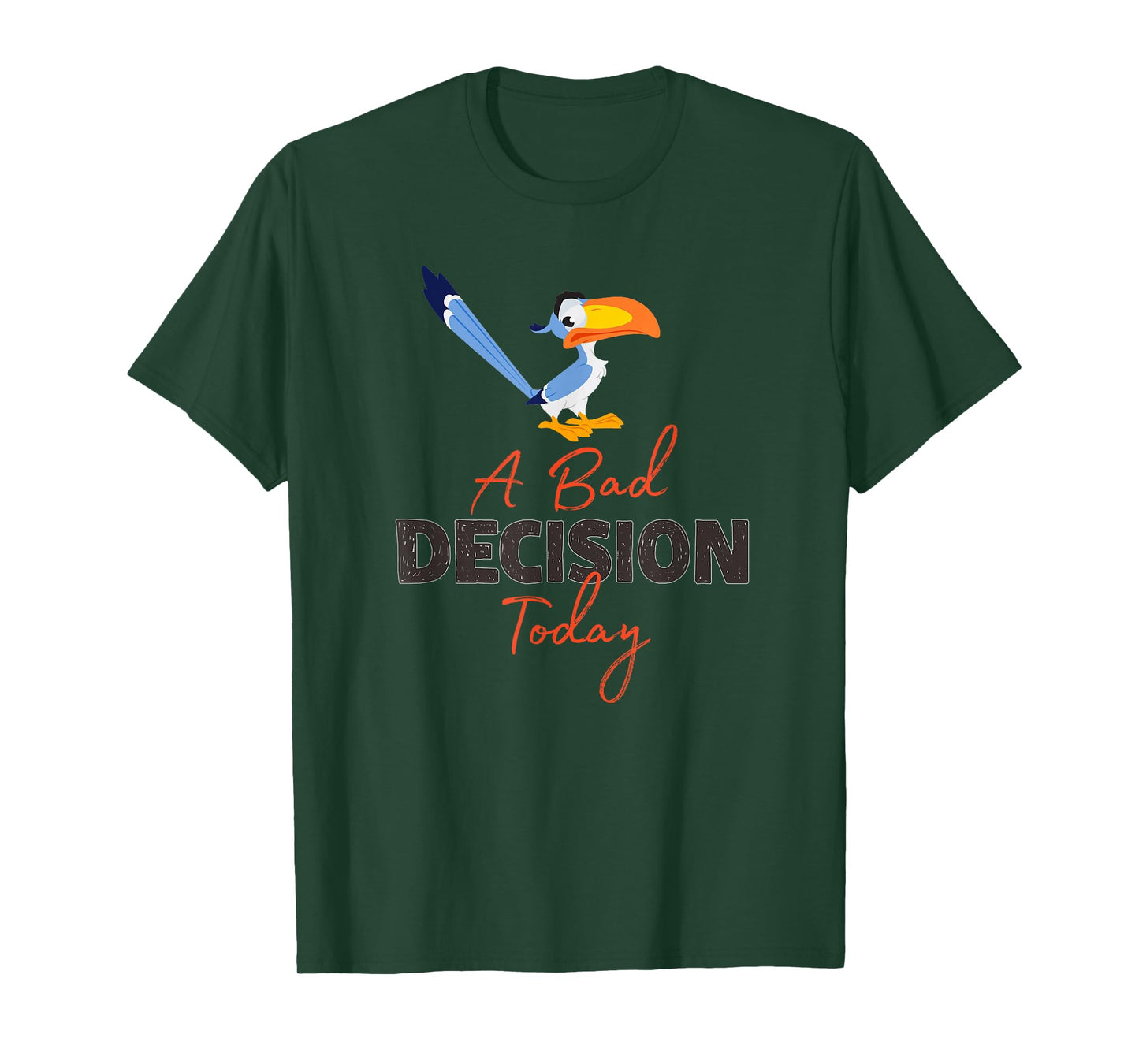 Disney The Lion King Zazu A Bad Decision Today T-Shirt
